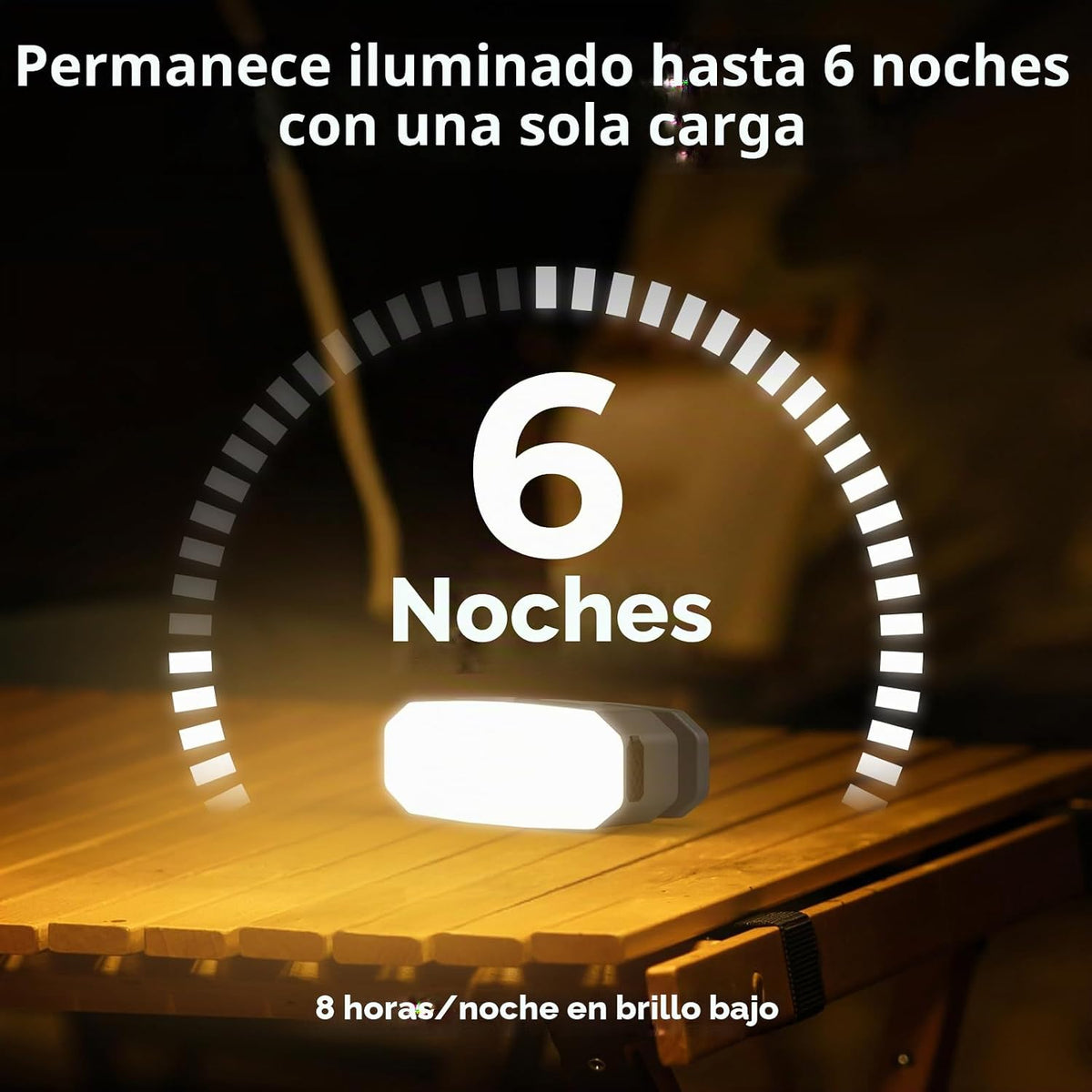 BougeRV Camping Light AL01, tienda de campaña recargable para área...