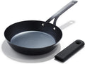OXO Sartén de acero al carbono pre-sazonado obsidiana, sartén de 8...