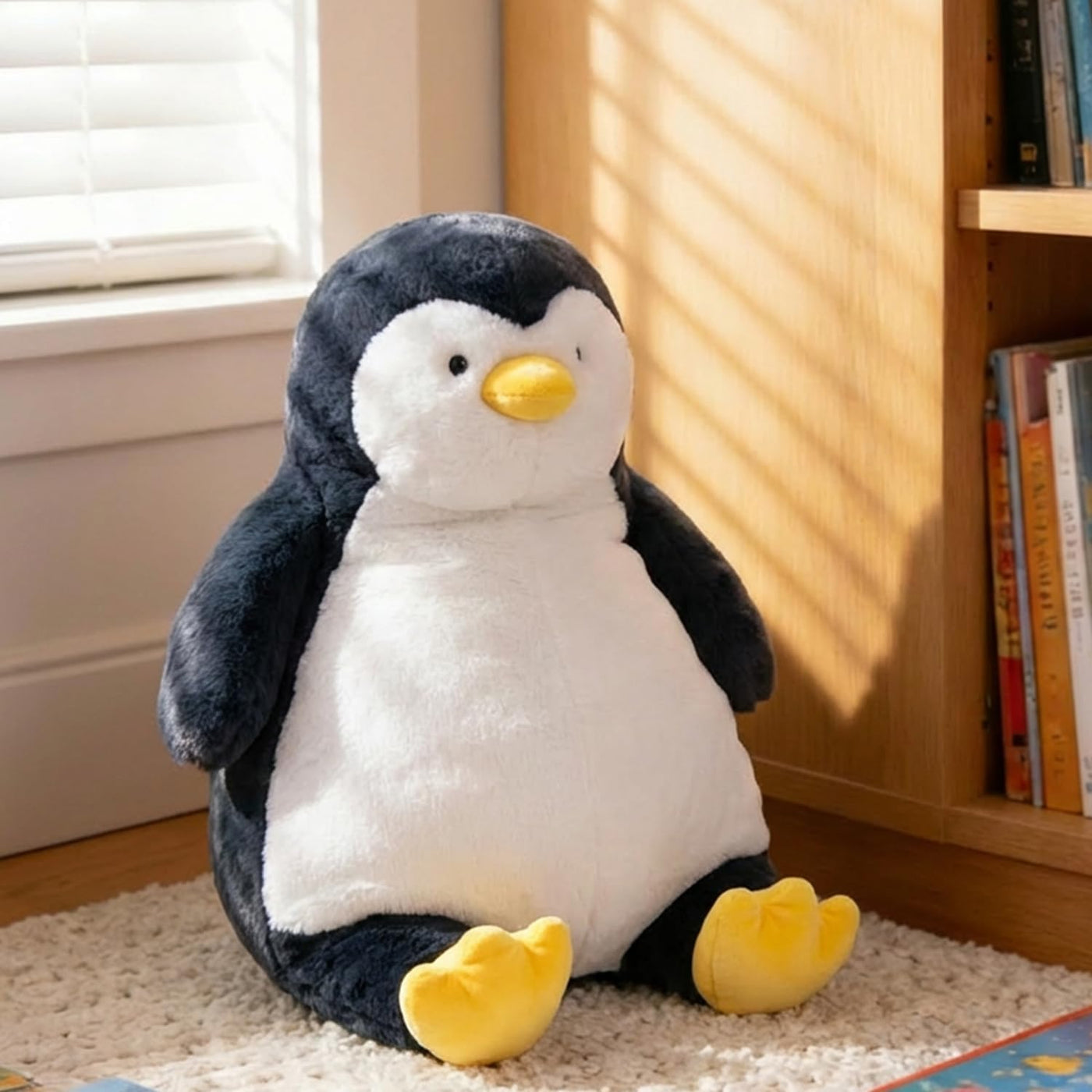 ARELUX Almohada de Peluche de Pingüino Grande de 22 Pulgadas Animal...