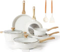 SENSARTE Juego de utensilios de cocina de cerámica antiadherente de...