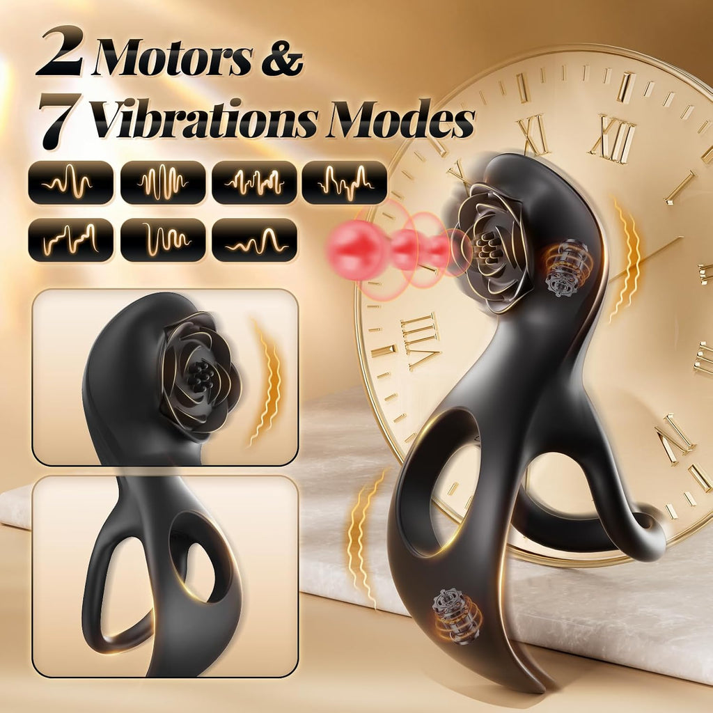 Juguetes sexuales anillo vibrador para pene, juguetes sexuales para...