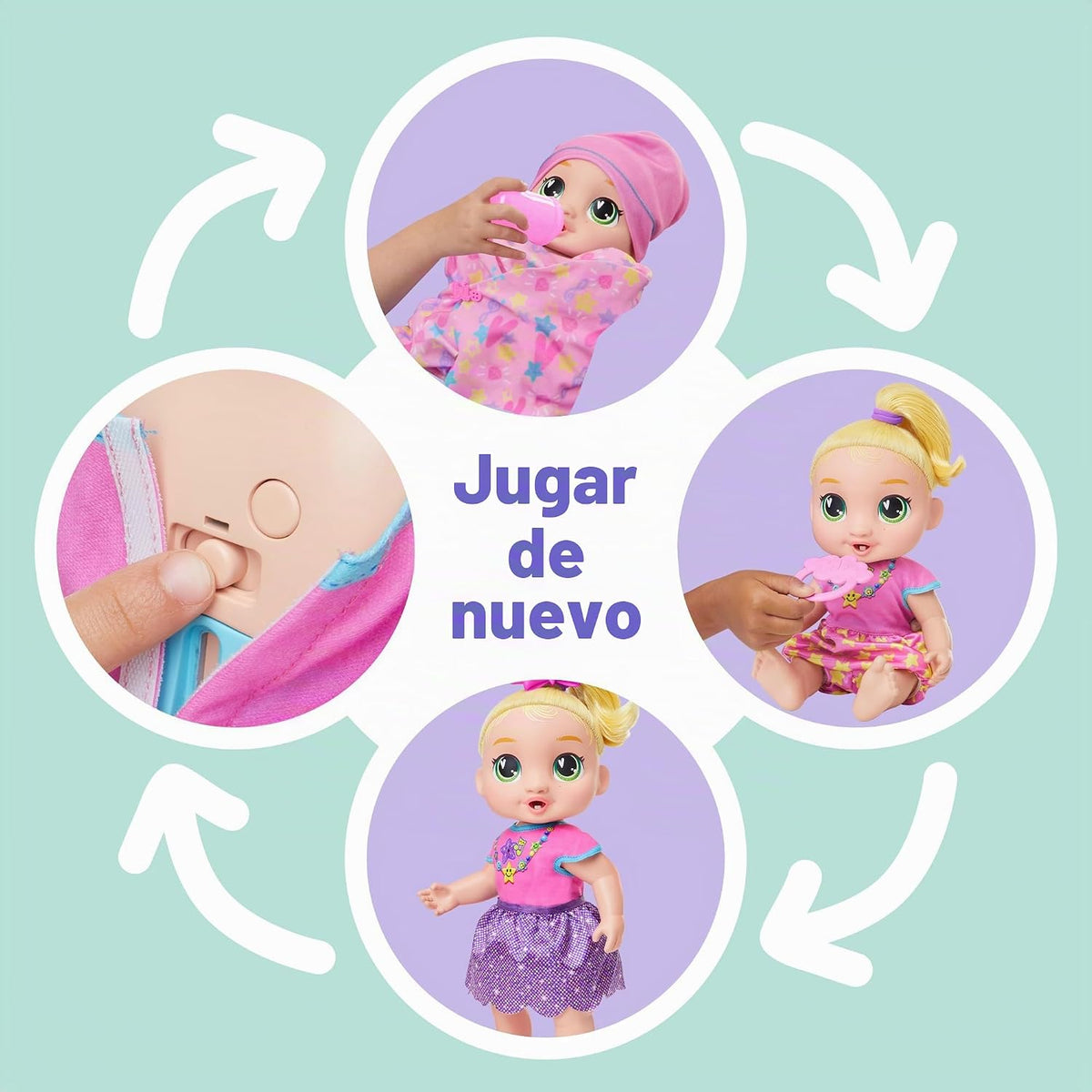 Baby Alive Baby Grows Up, LaLa GooGoo, Milestones y el primer dient...