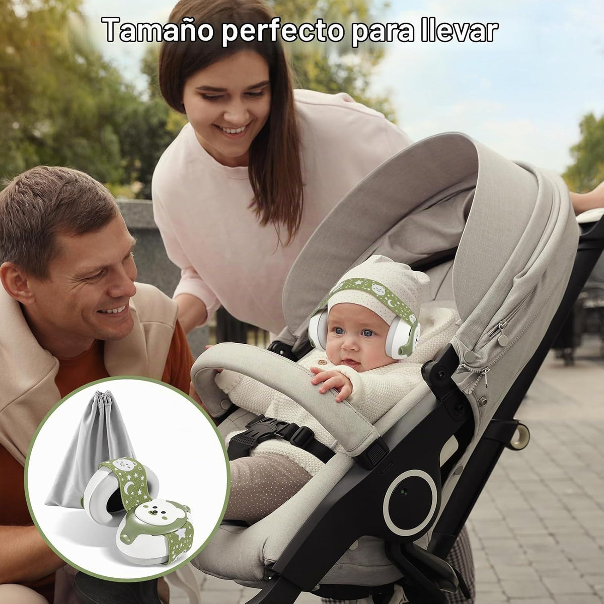 YomauiYee Orejeras para Bebés, Auriculares para Bebés con Cancelaci...