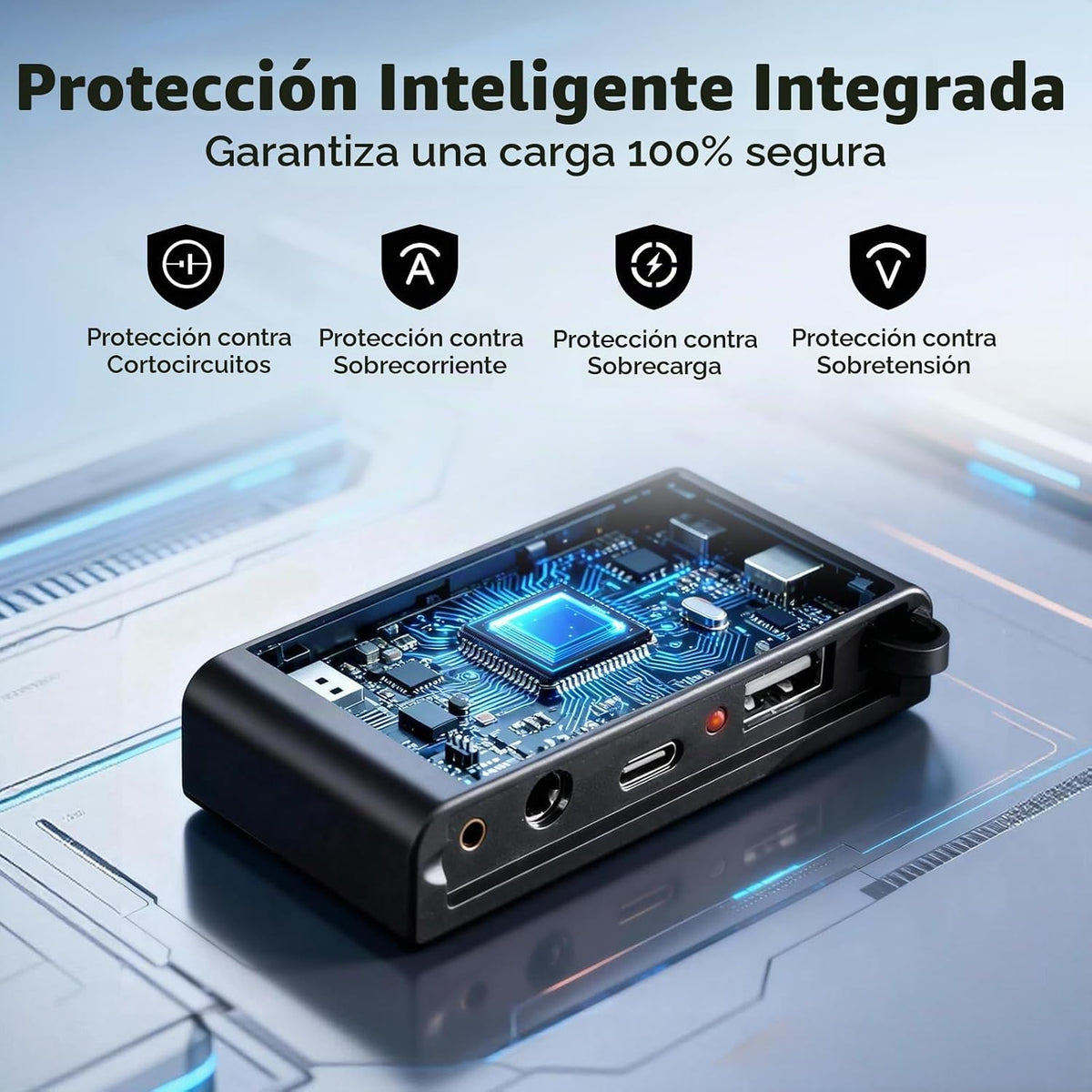 Panel Solar Plegable ALLPOWERS SE60 60W, Kit de Panel Solar Portáti...