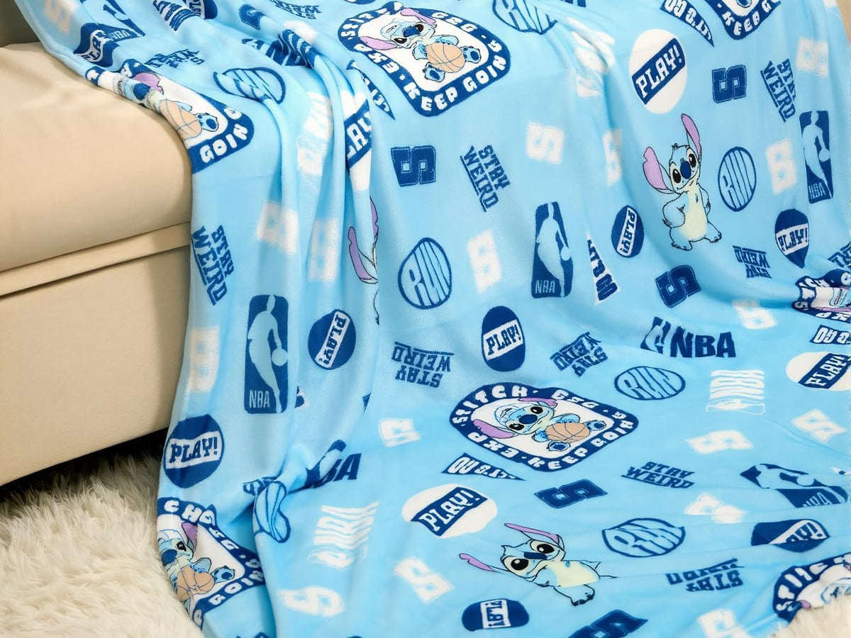 Northwest Disney Stitch - Manta de felpa de gran tamaño, 62 x 90 pu...