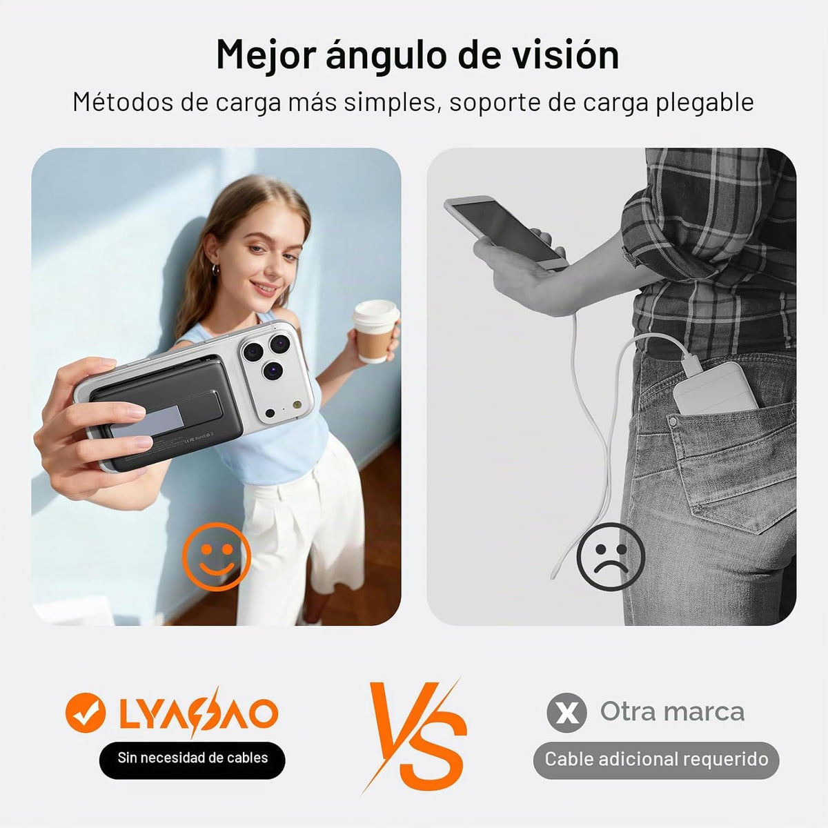 Cargador portátil magnético 10000mAh, banco de energía 22.5W con ca...