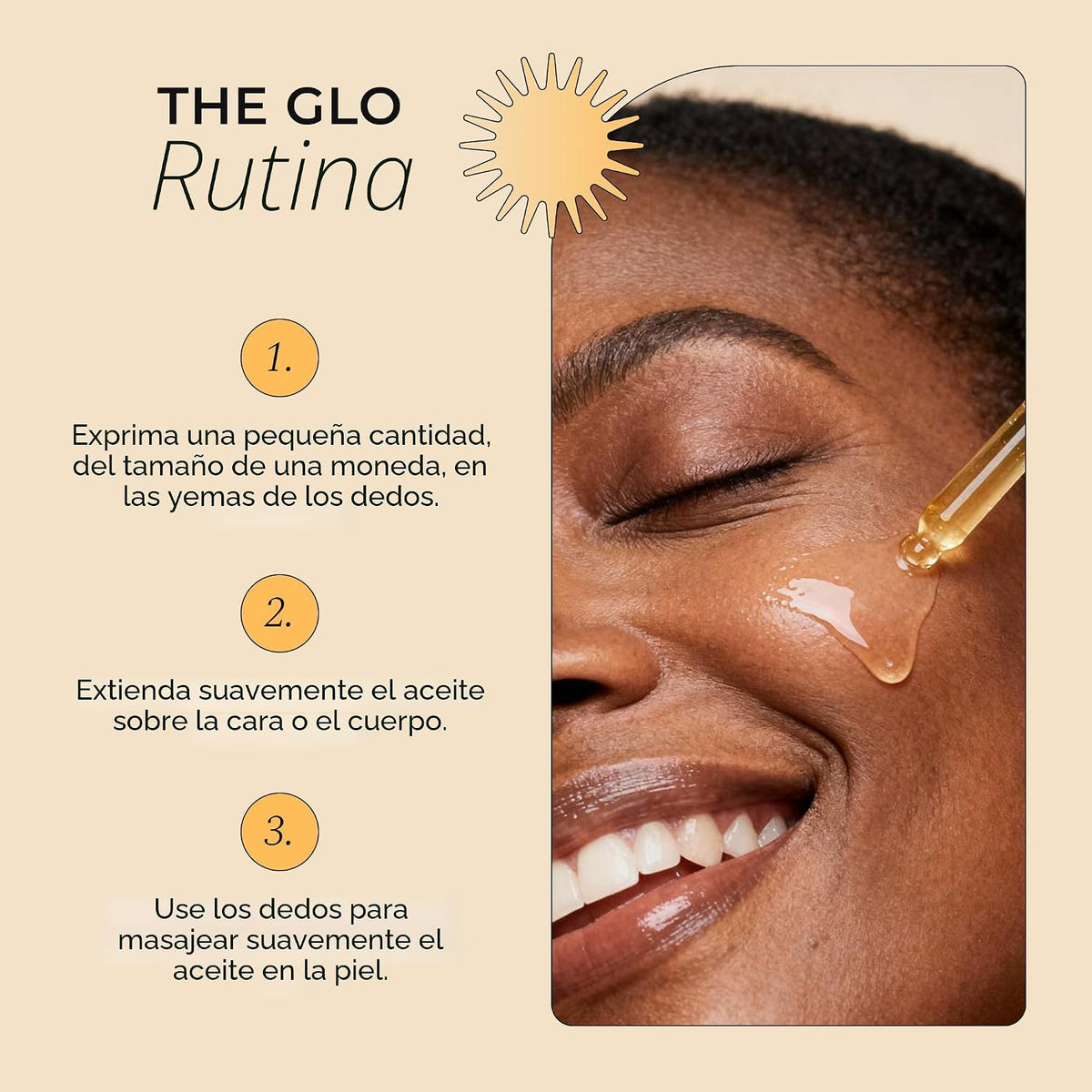 Glo Melanin Aceite Rose Glo \u2013 Aceite facial y corporal natural...