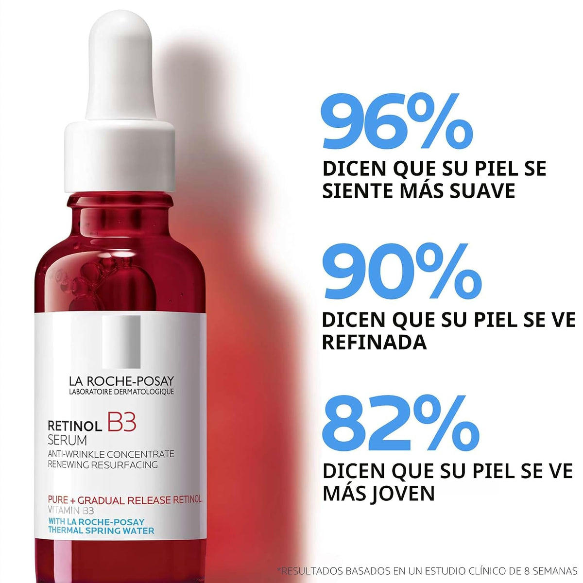 La Roche-Posay Suero puro de Vitamina C al 12% para cara con ácido...