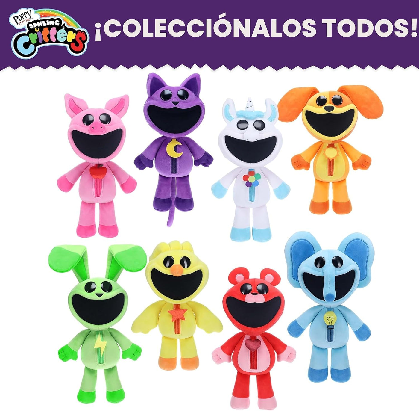Poppy Playtime - Peluche de lujo de Smiling Critters [licencia ofic...