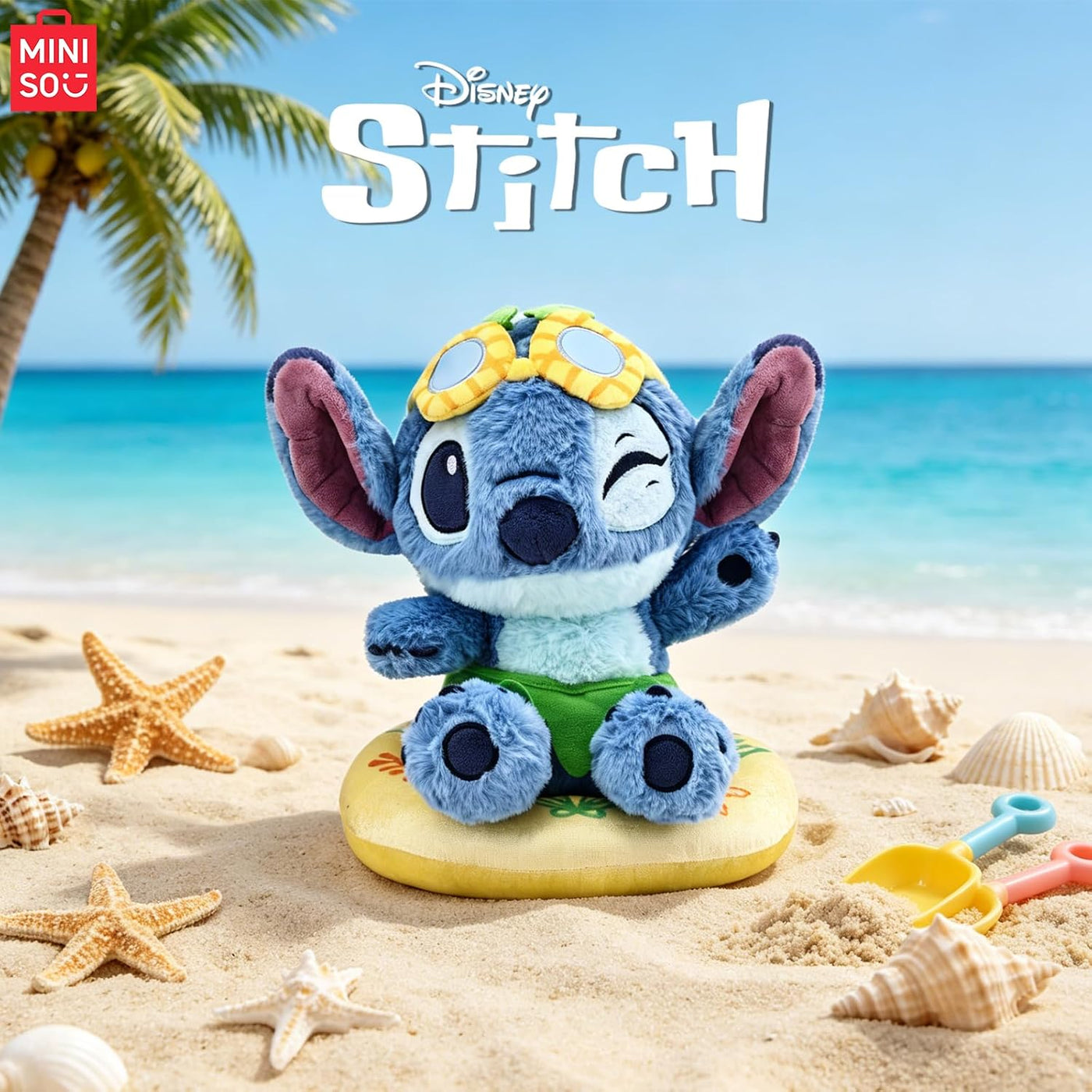 MINISO Disney Lilo &amp; Stitch - Juguete de peluche de 14 pulgadas...