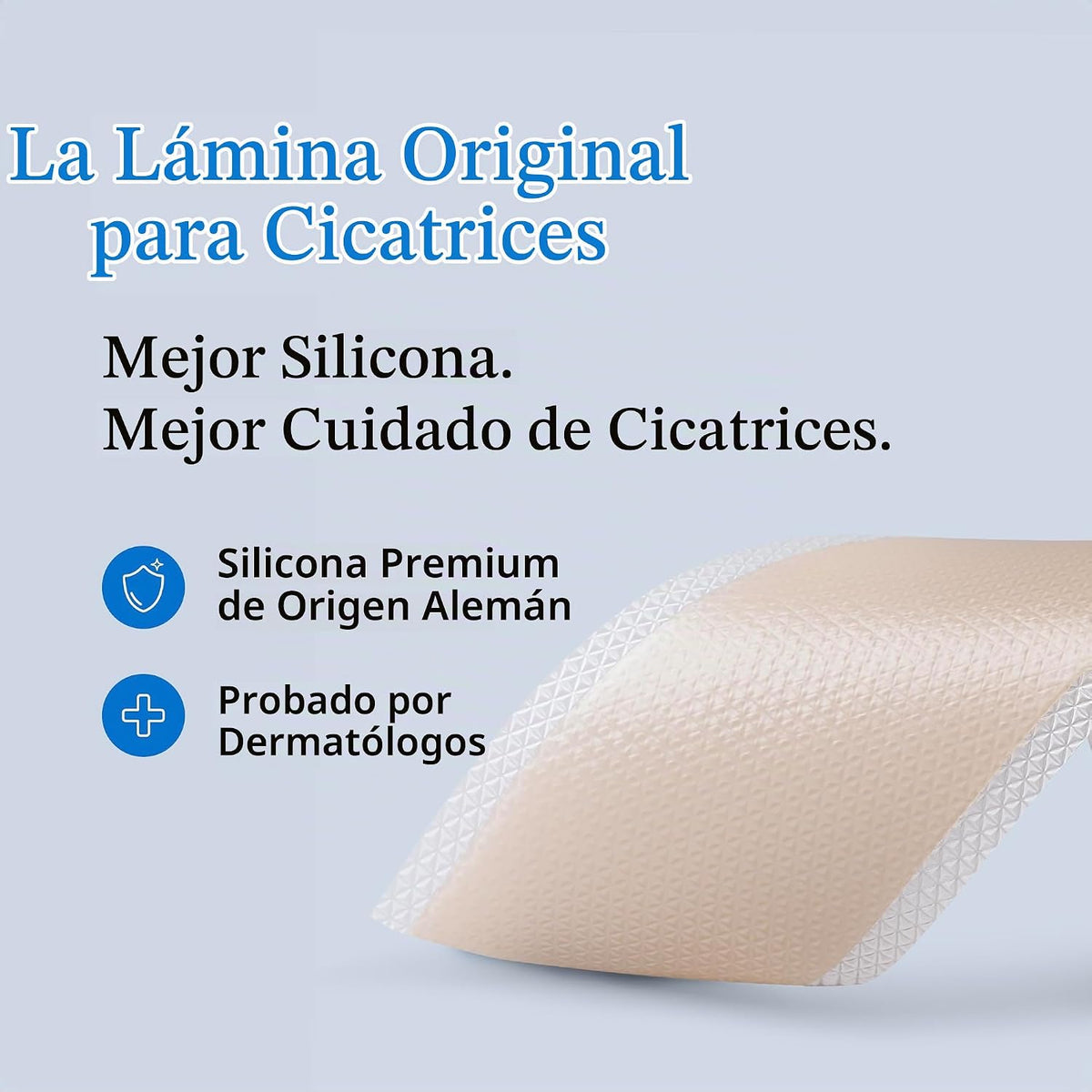 NUVADERMIS Hojas de silicona para cicatrices \u2013 Hojas de cicatr...