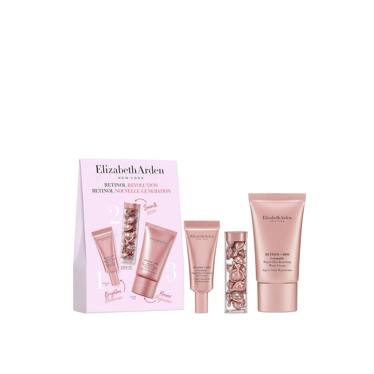 Cápsulas de suero facial de retinol + HPR de ceramidas de Elizabeth...