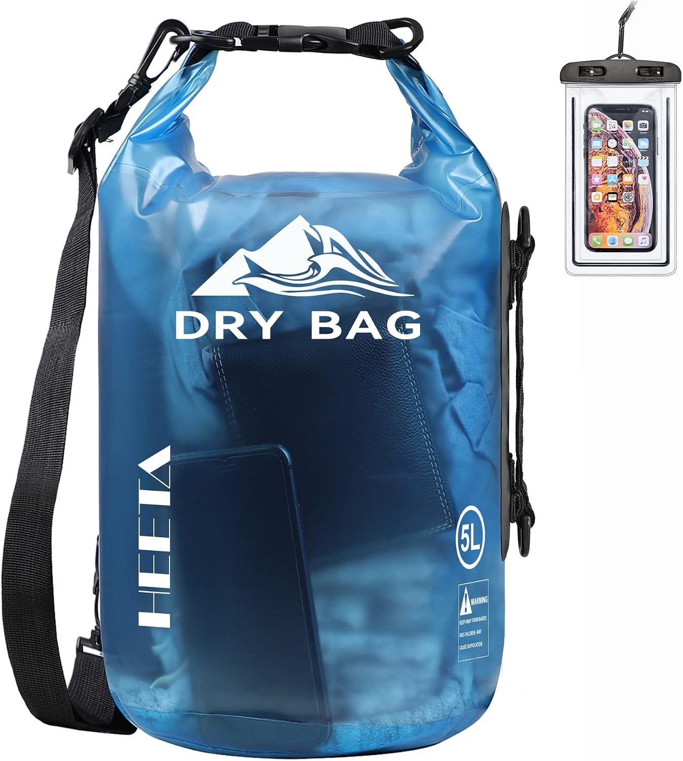 HEETA Bolsa Seca Impermeable para Mujeres y Hombres, 5L\/10L\/20L\/...