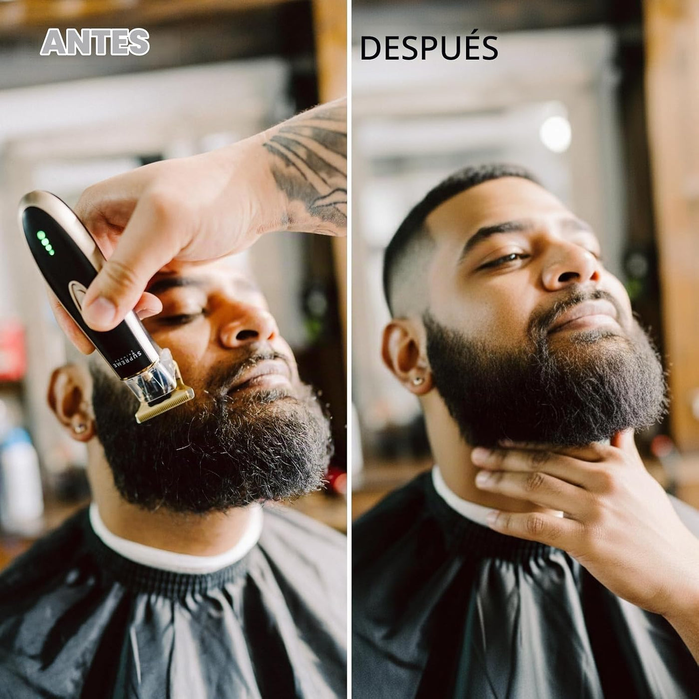Supreme Trimmer Afeitadora Crunch Lite 2 en 1 y recortadora T-Shape...
