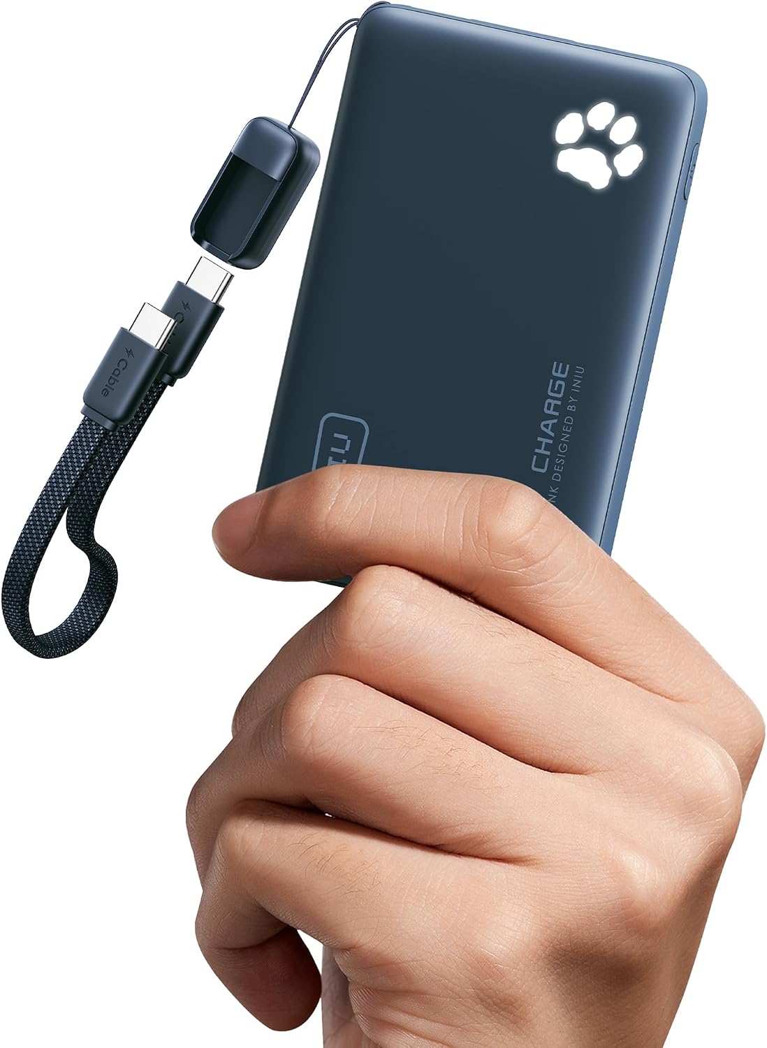 INIU cargador portátil de carga rápida de 10000mAh 45W, banco más p...