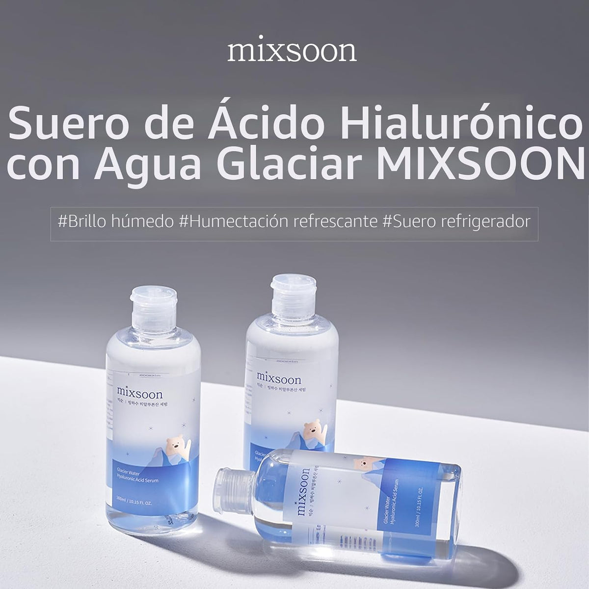 Glacier Water - Suero de ácido hialurónico multimolecular para piel...
