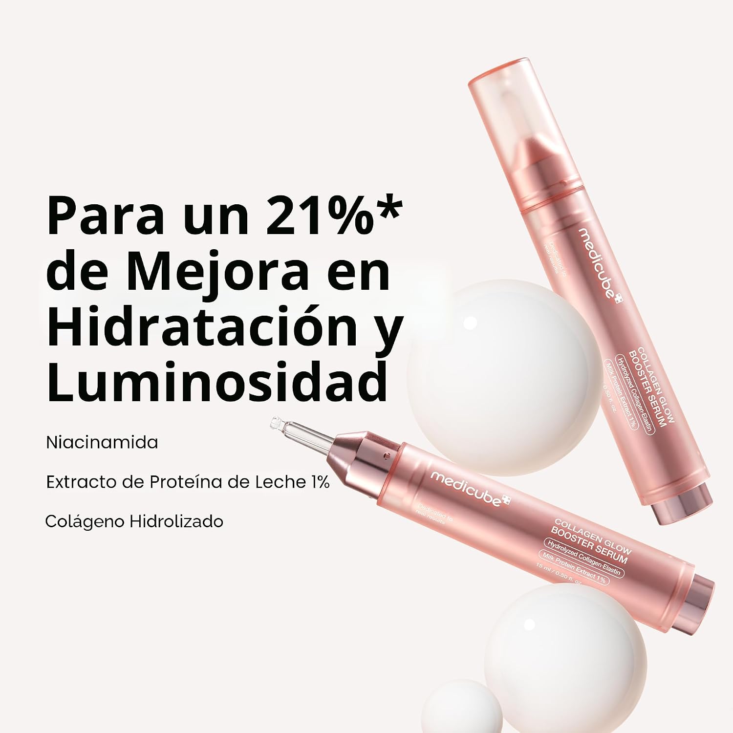 medicube Milky Collagen Double Glow Lock Duo: Máscara Envolvente de...