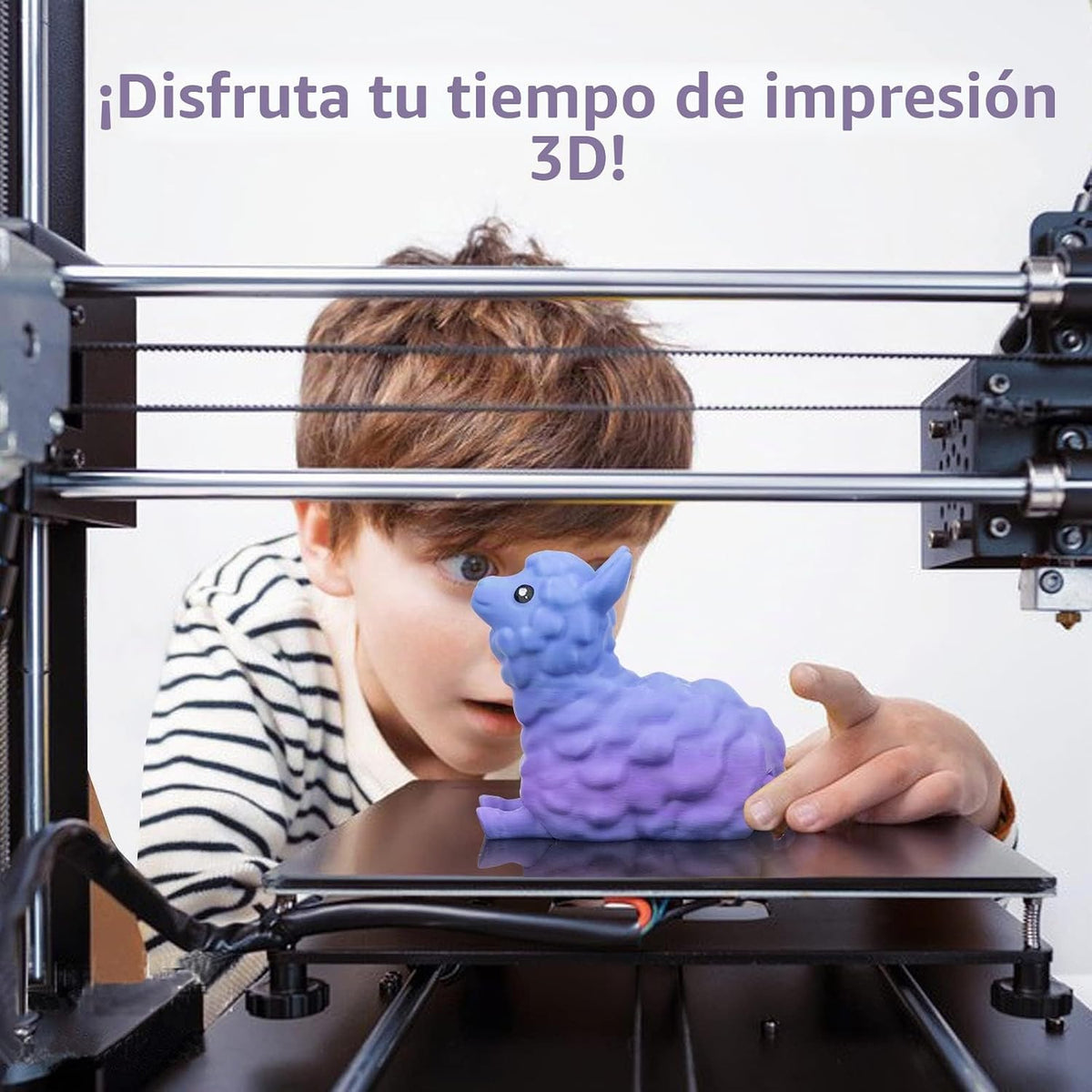 iSANMATE - Filamento para impresora 3D, filamento PLA de 1.75mm, fi...