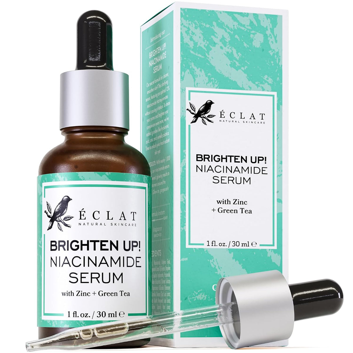 Eclat Skincare Suero de niacinamida clarificante, 12% niacinamida c...