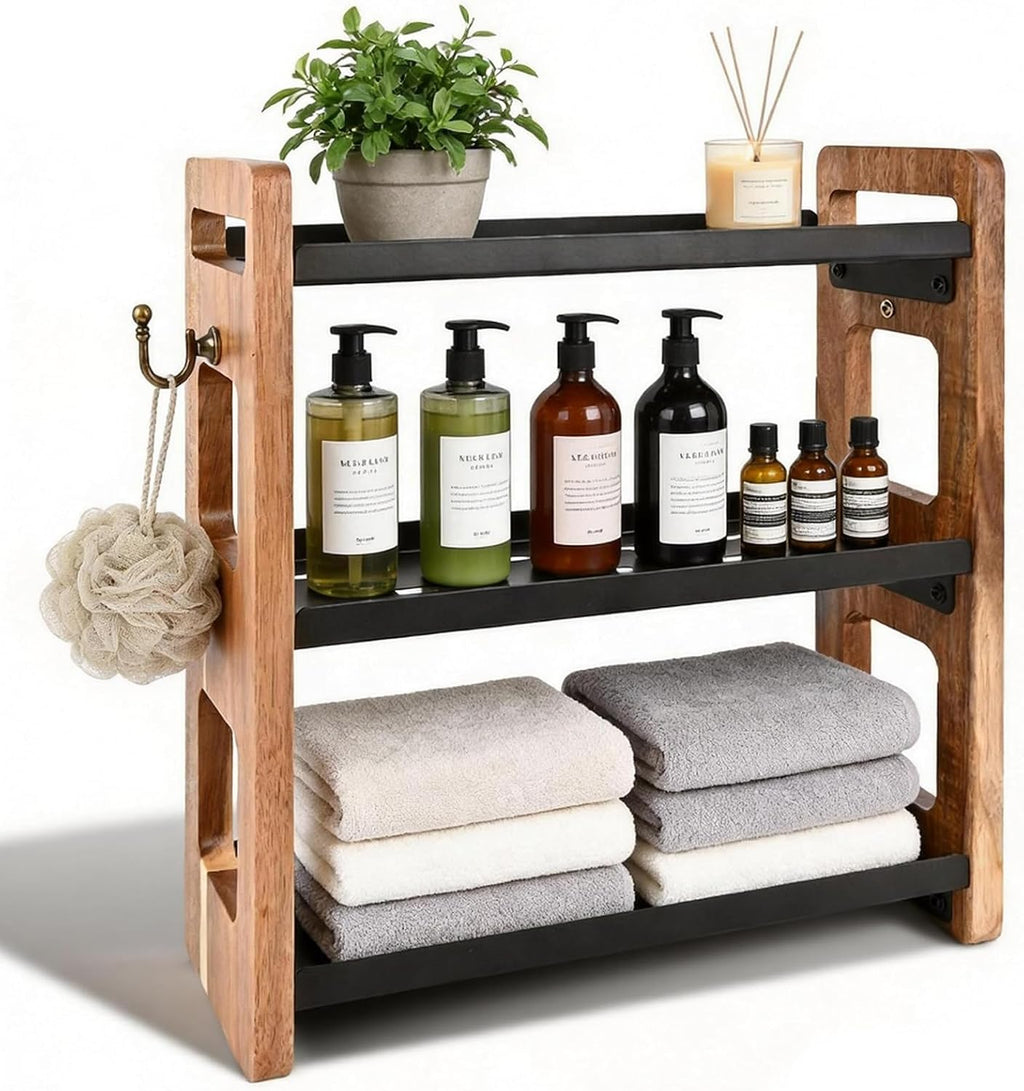 Organizador de mostrador de baño, estante de mostrador de baño, org...