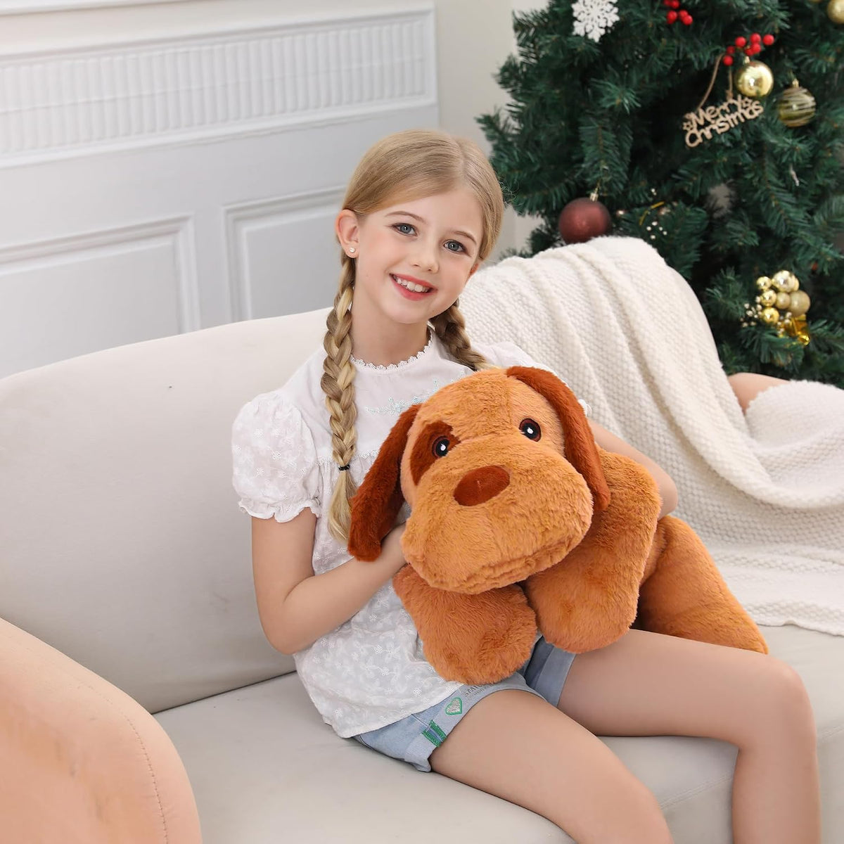 JellyMallow Animales de peluche con peso de perro de 24 pulgadas, 5...
