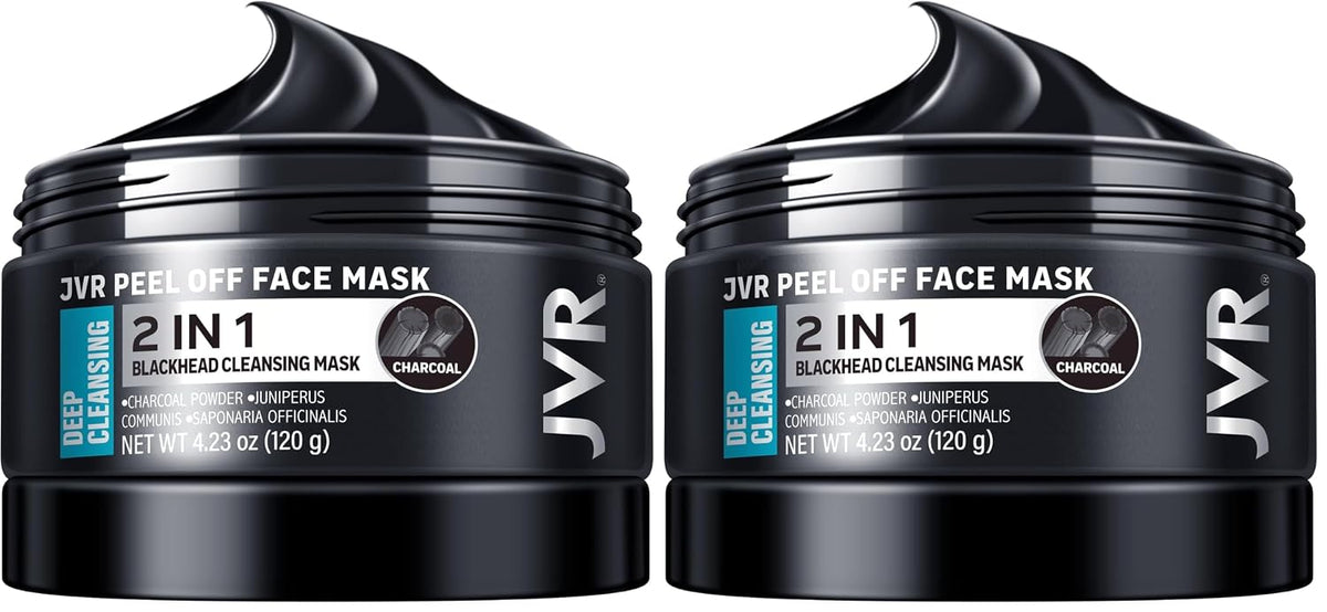 JVR Máscara facial despegable, máscara de puntos negros para hombre...