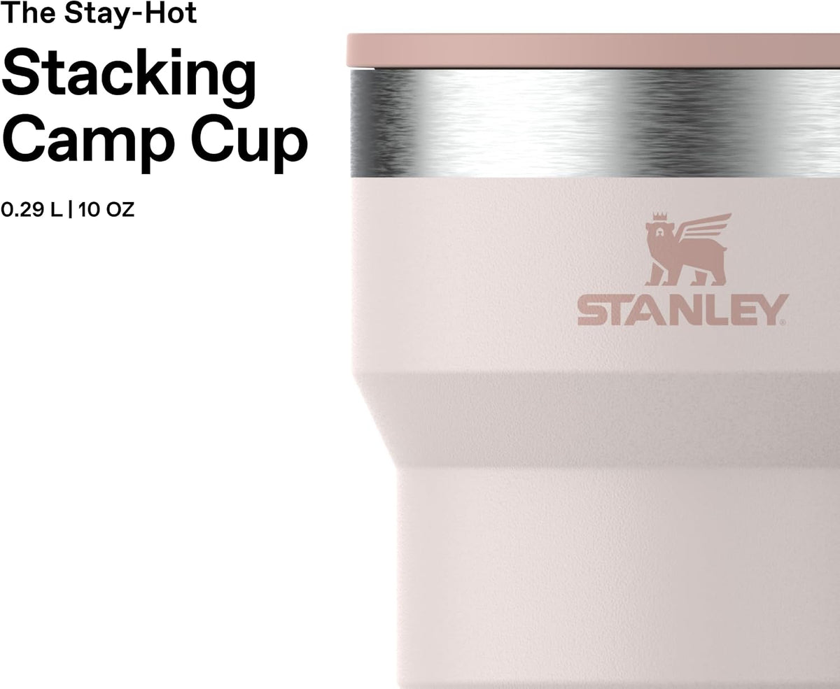 STANLEY 1913 Stay-Hot Taza Apilable 0.29L - Cuarzo Rosa | Mantiene...