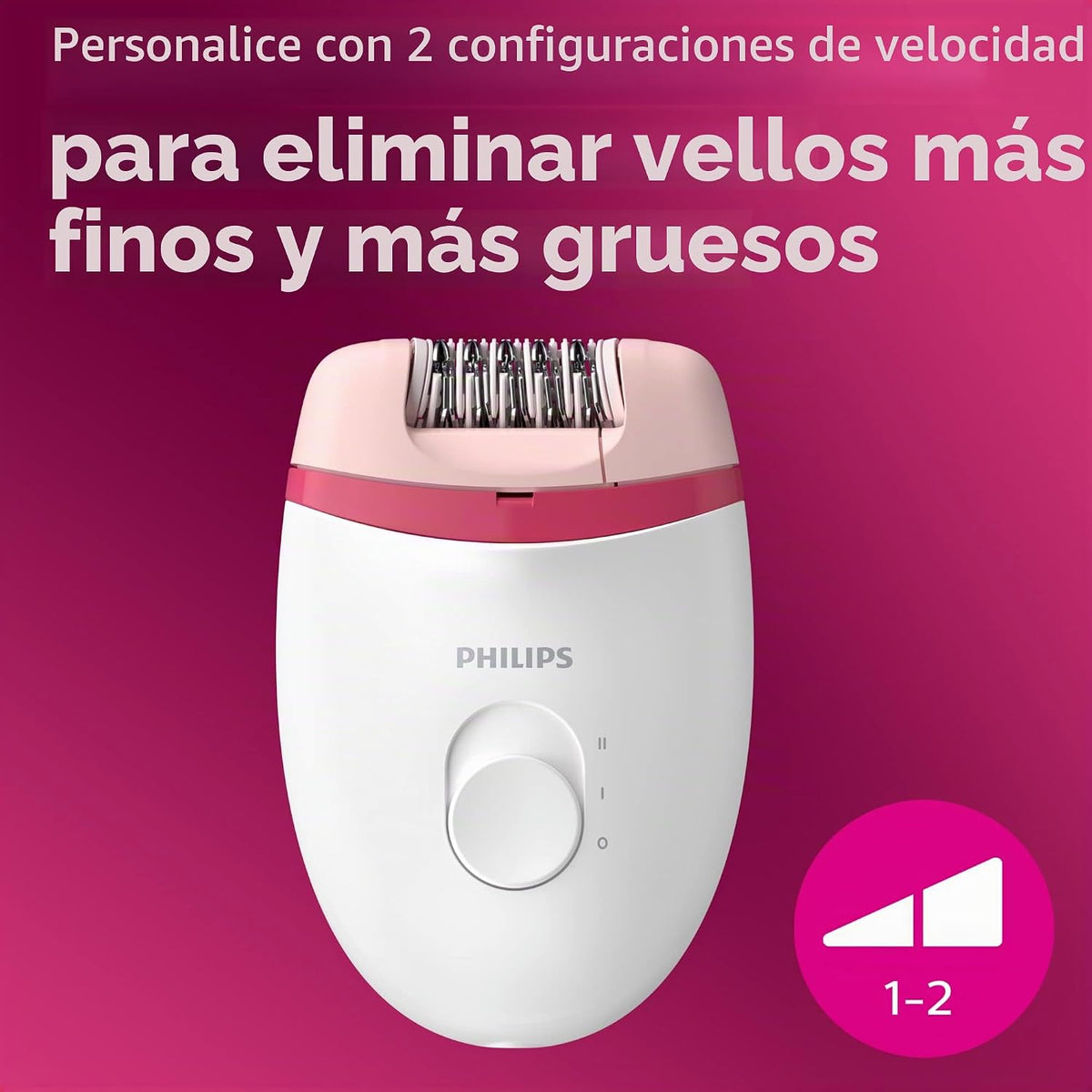 Philips Beauty Satinelle Essential - Depiladora compacta para mujer...