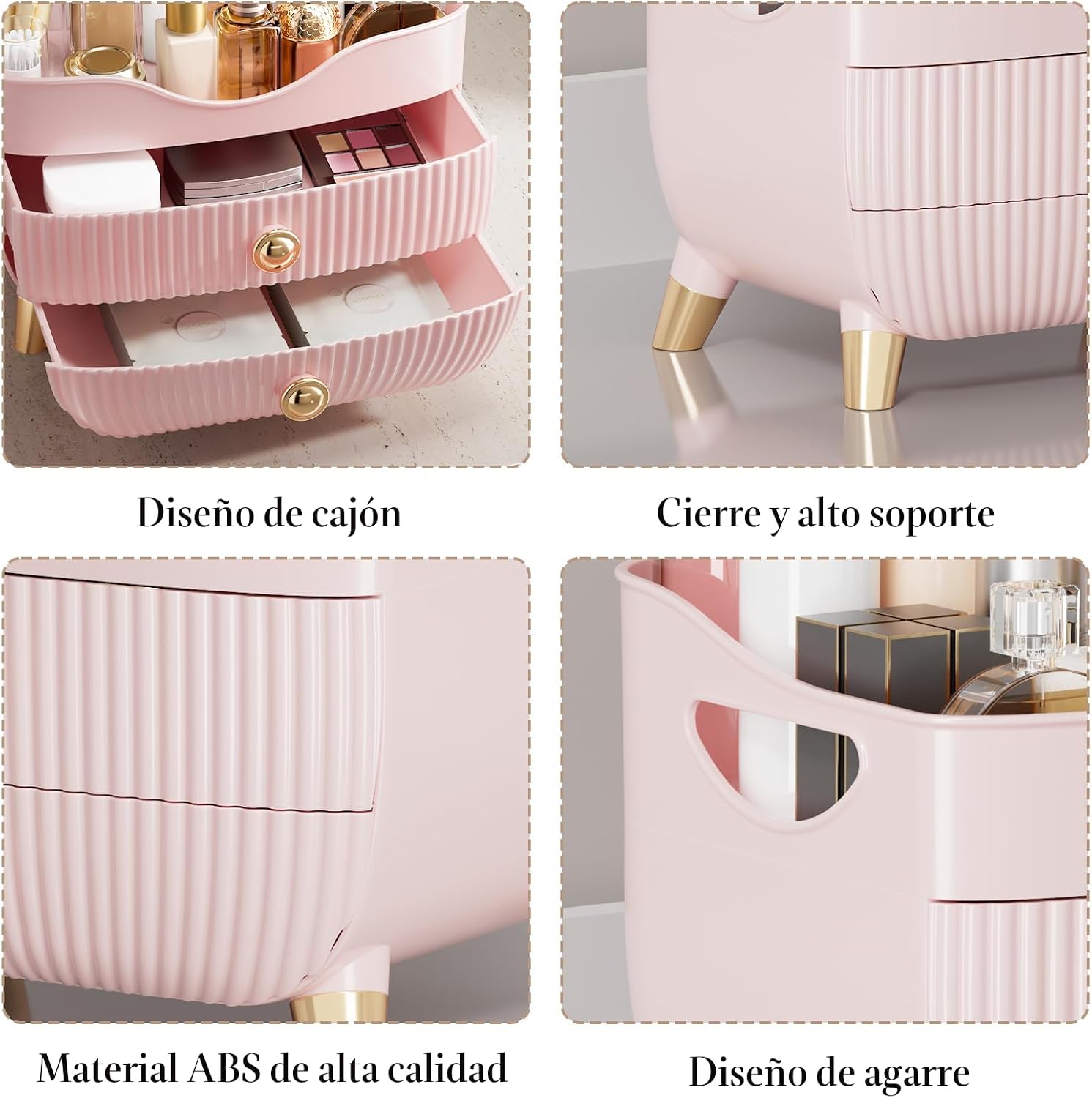 Organizador de maquillaje para encimera, organizador de cuidado de...
