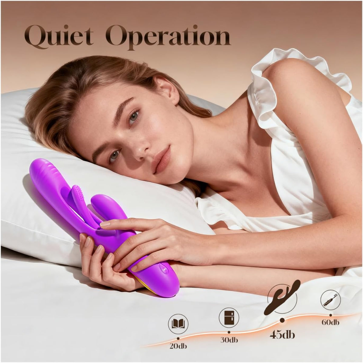 Vibrador consolador conejo - LOVENOTE masajeador de punto G para mu...