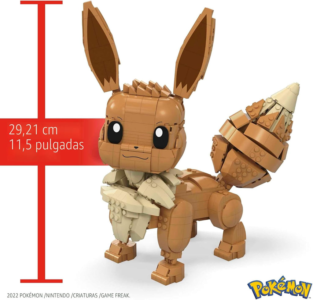 MEGA - Juego de juguetes de construcción Pokémon Jumbo Eevee con 82...