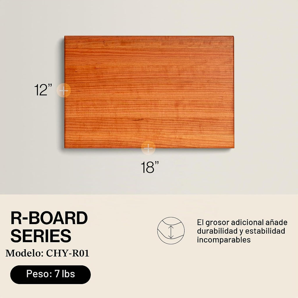 John Boos R-Board Series Tabla de cortar rectangular de madera de c...