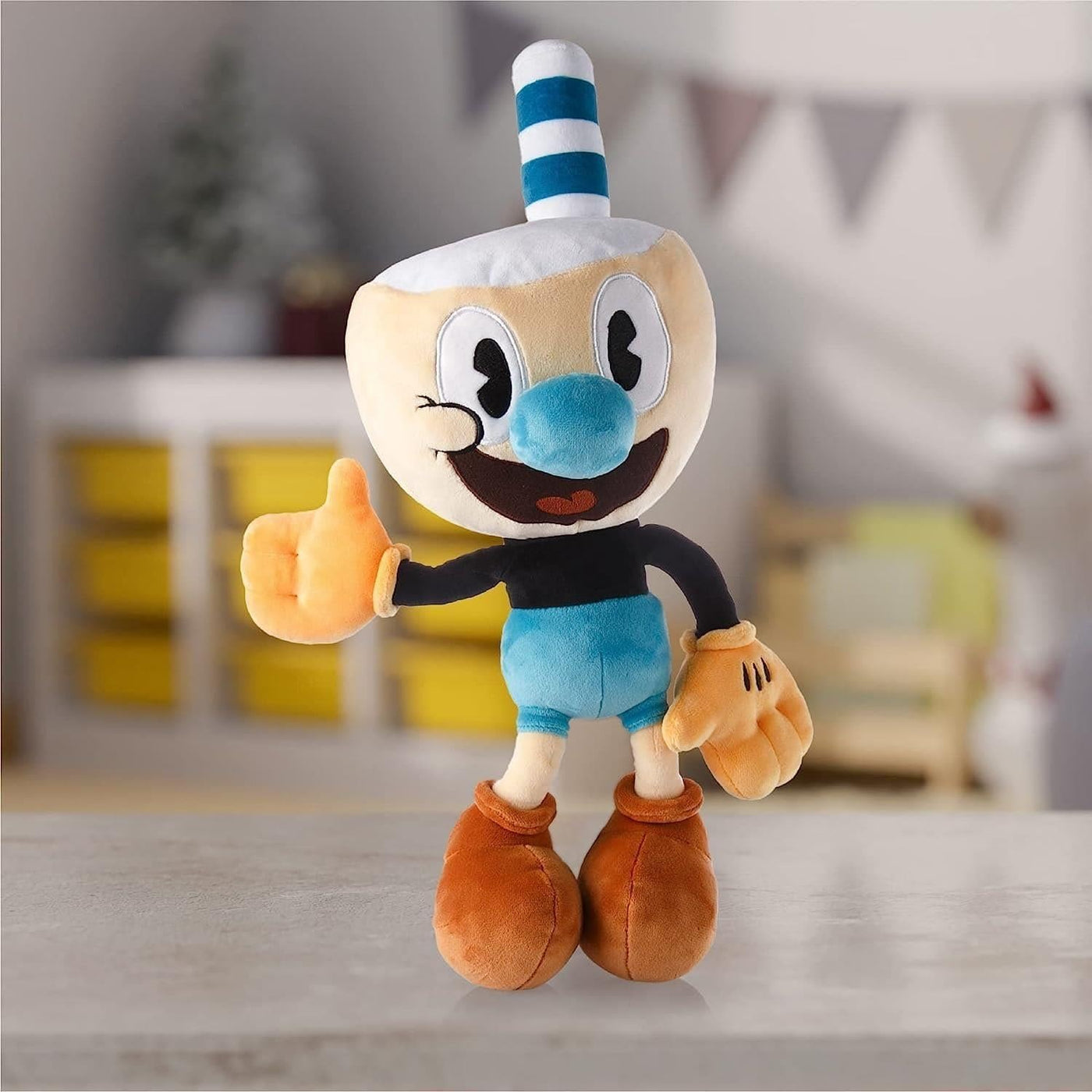 Paquete Cuphead &amp; Mugman de 15 pulgadas, juguete de peluche, mu...