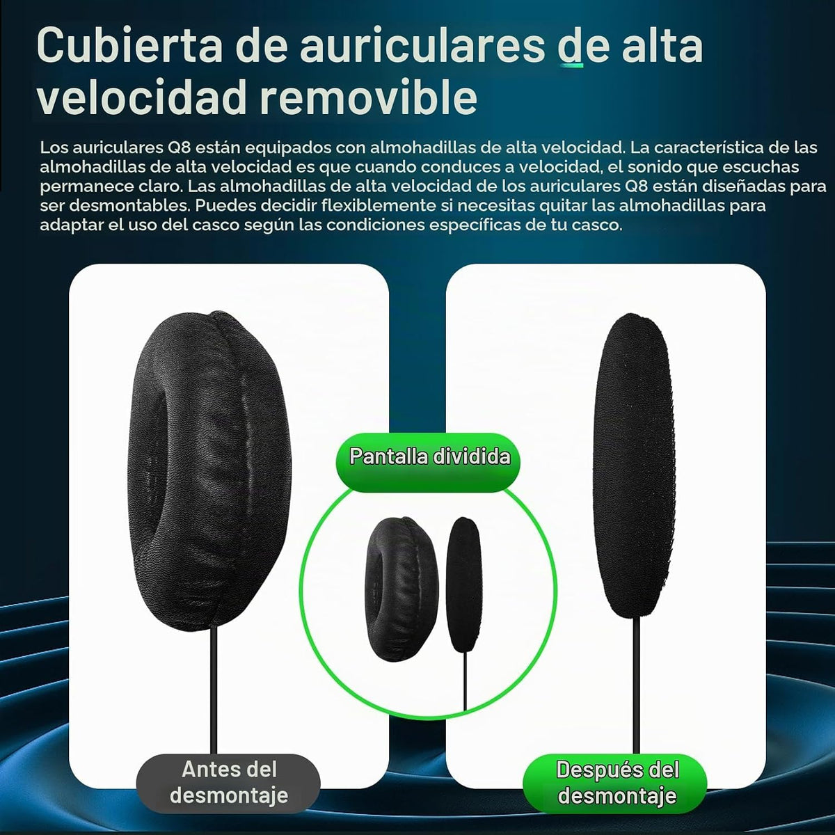 iSunergy Mesh 3.0 - Auriculares Bluetooth para motocicleta, 6 Rider...