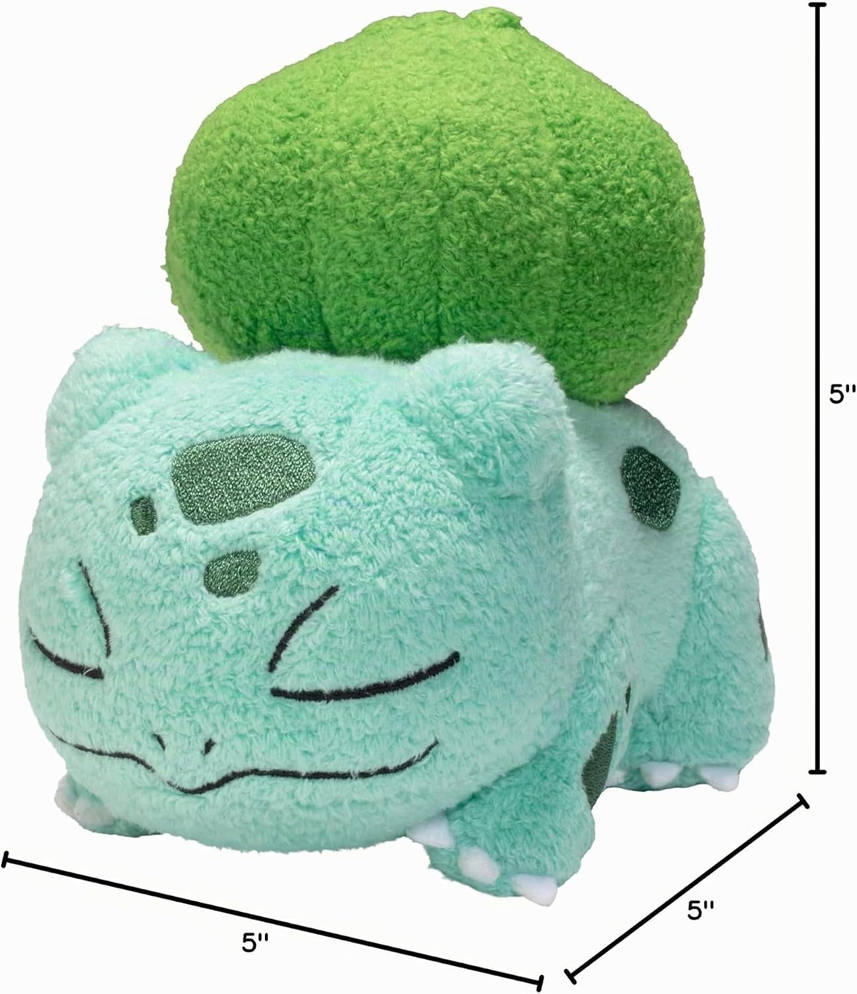 Pokémon 5" Squirtle, Charmander, Bulbasaur durmientes, paquete...