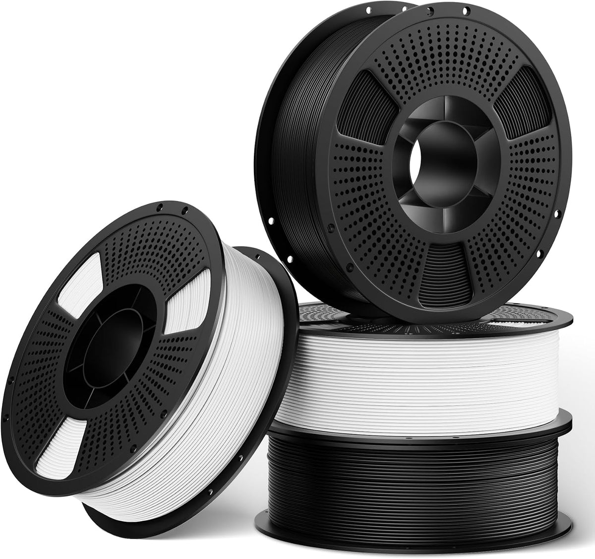 UJOY3D Paquete de filamento Hyper PLA+ de 8.8 lbs de 0.07 in, PLA+...