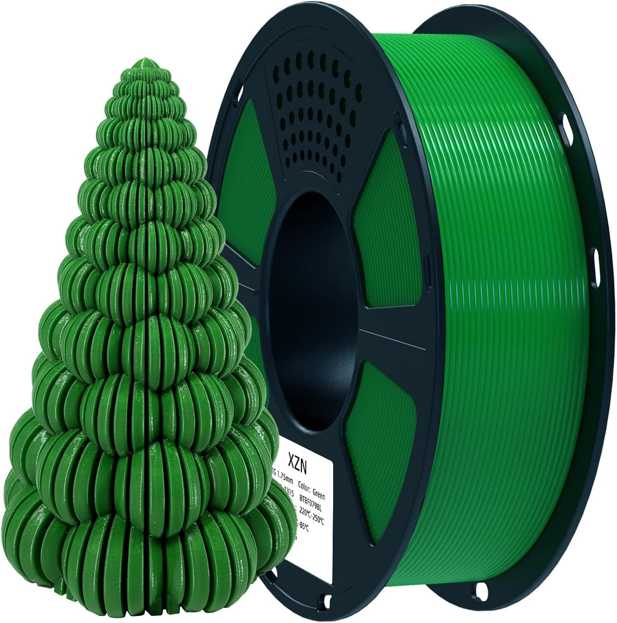 XZN Filamento PETG de 1,75 mm, consumibles de impresión de mayor du...