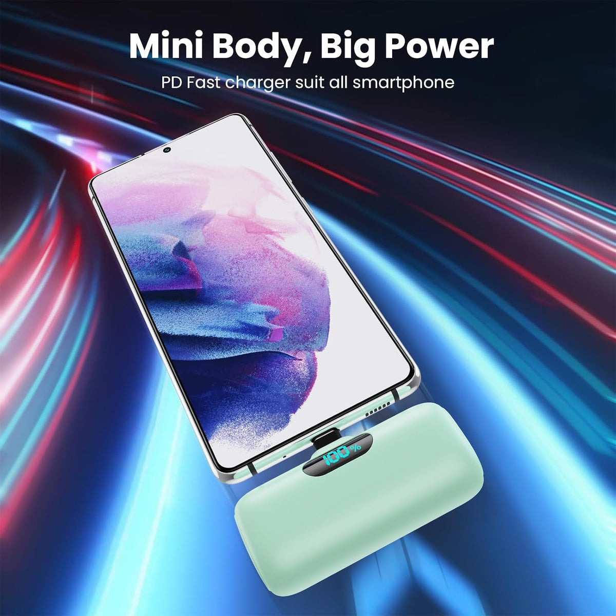 [Paquete de 2] Cargador portátil para iPhone 18\/17\/16\/15, mini c...