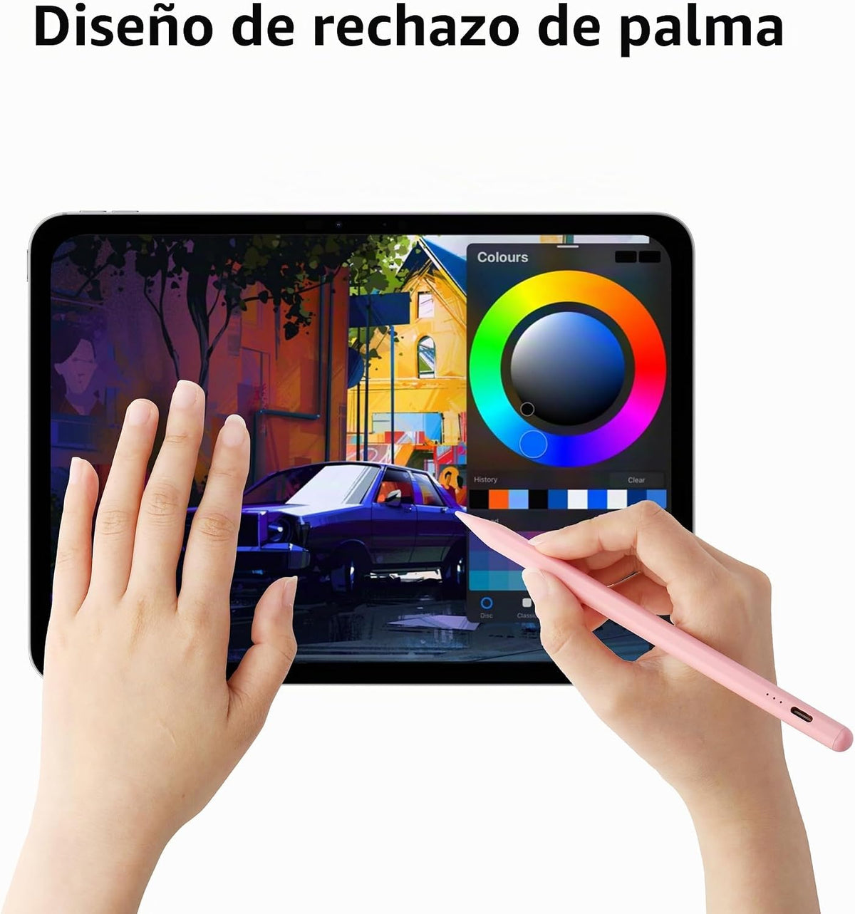 Lápiz capacitivo para iPad A16 11ª 10ª 9ª 8ª 7ª 6ª generación, iPad...