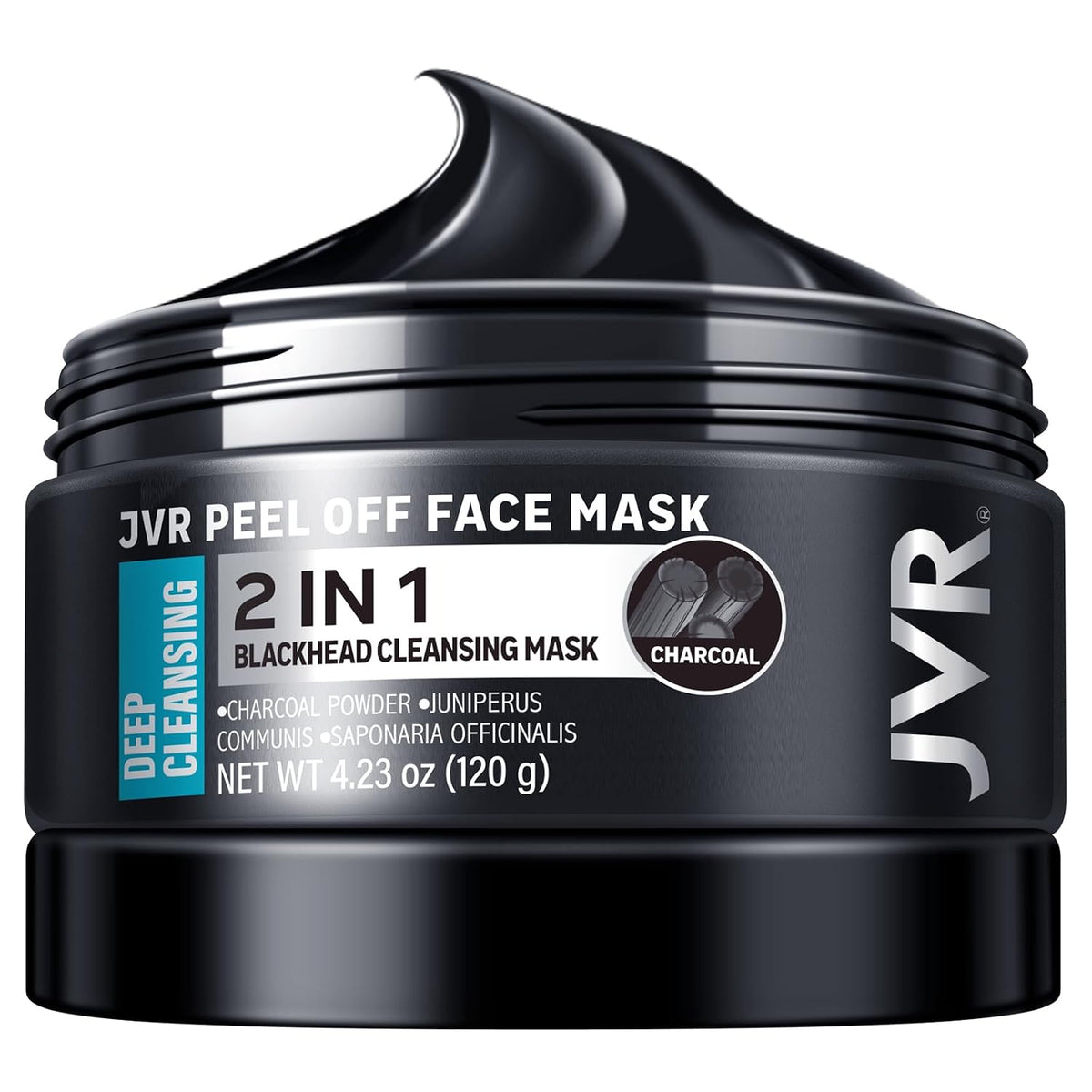 JVR Máscara facial despegable, máscara de puntos negros para hombre...