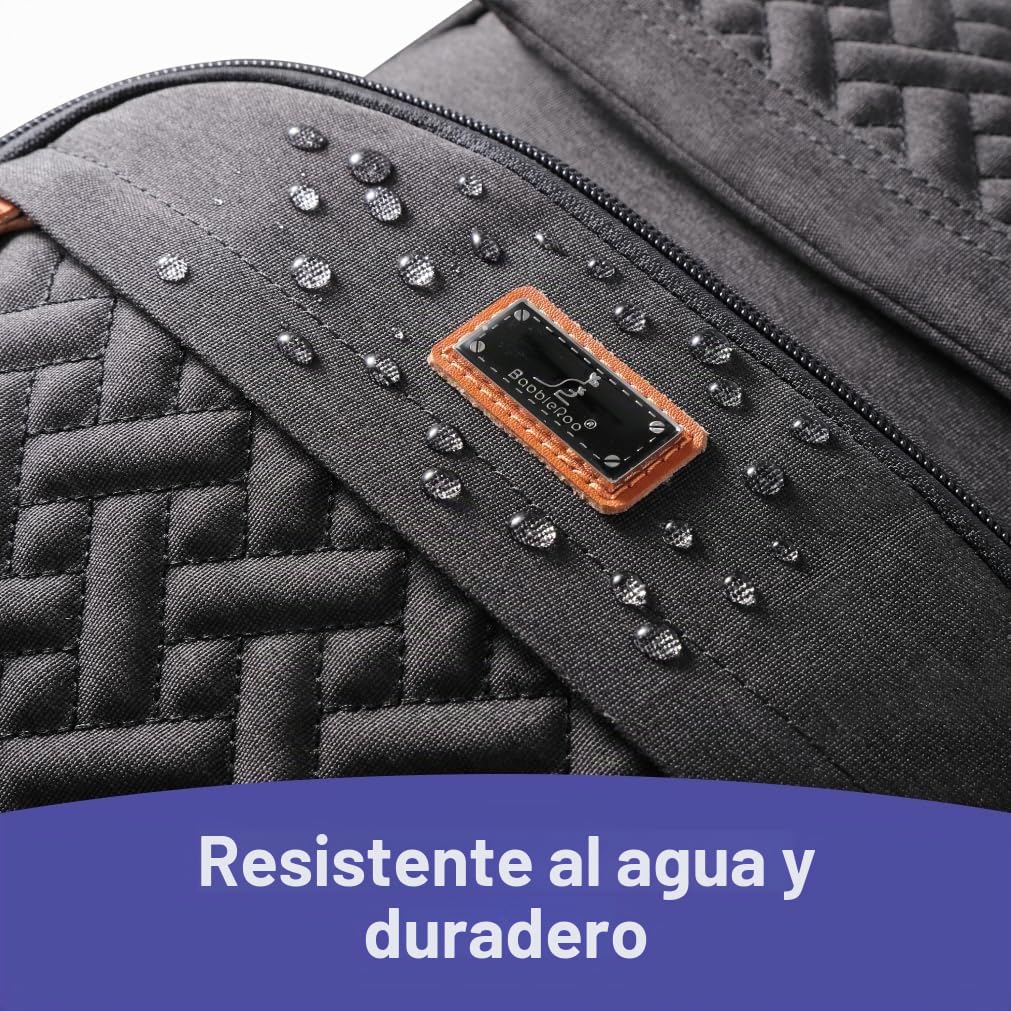 BabbleRoo Mochila para pañales \u2013 Bolsa de pañales grande de vi...