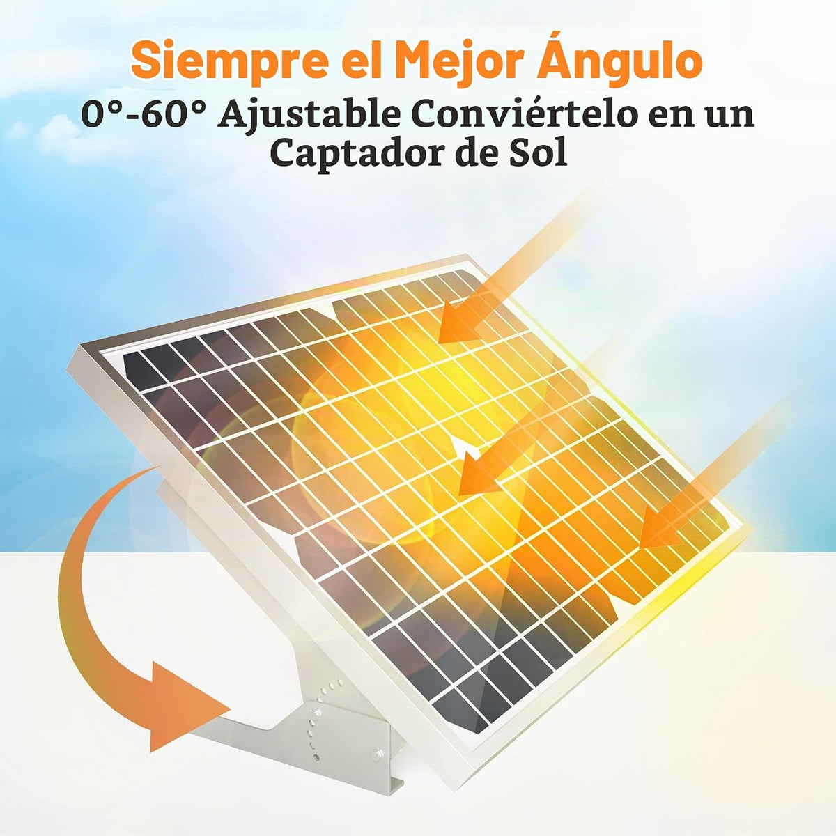 SOLPERK Soporte para panel solar: soporte de 13.8 pulgadas, ángulo...