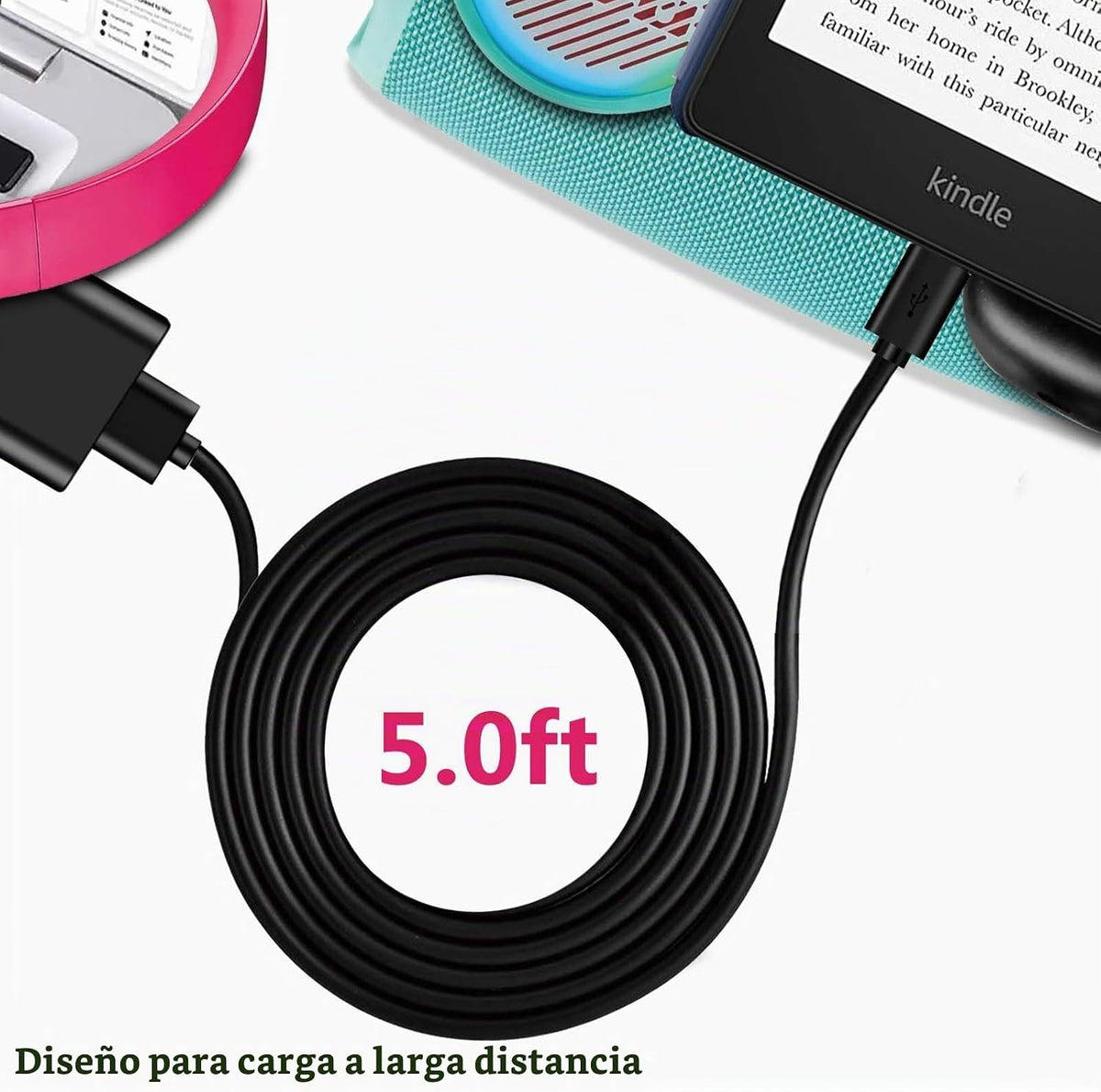 Cargador de luz LED de cuello de repuesto, cable de carga USB C, ca...