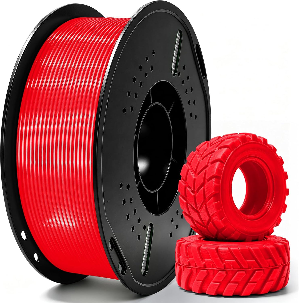 Colourbing Filamento de impresora 3D flexible de TPU 95A, suave y e...