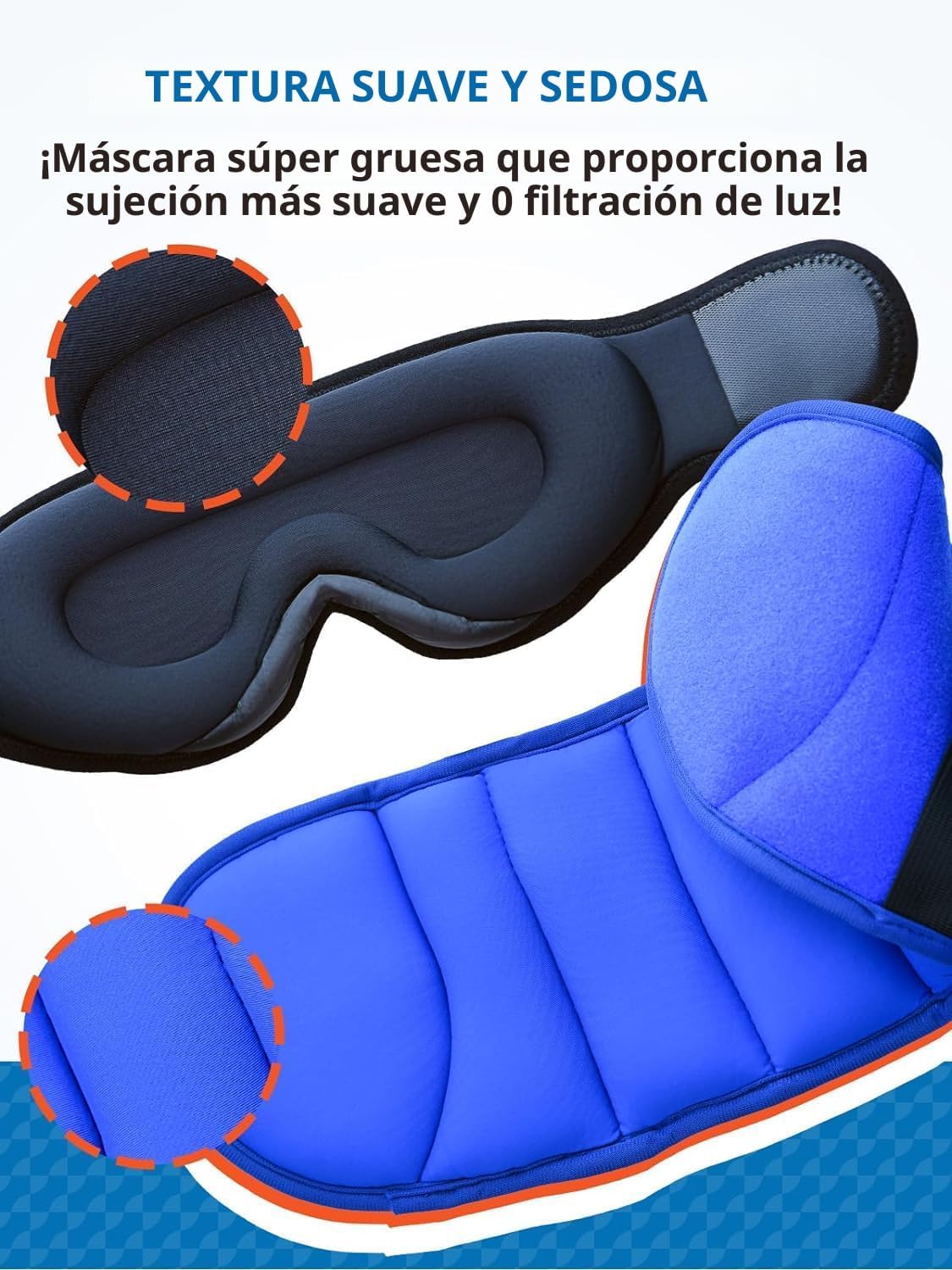 Almohadas de viaje SARISUN para aviones con máscara para los ojos p...