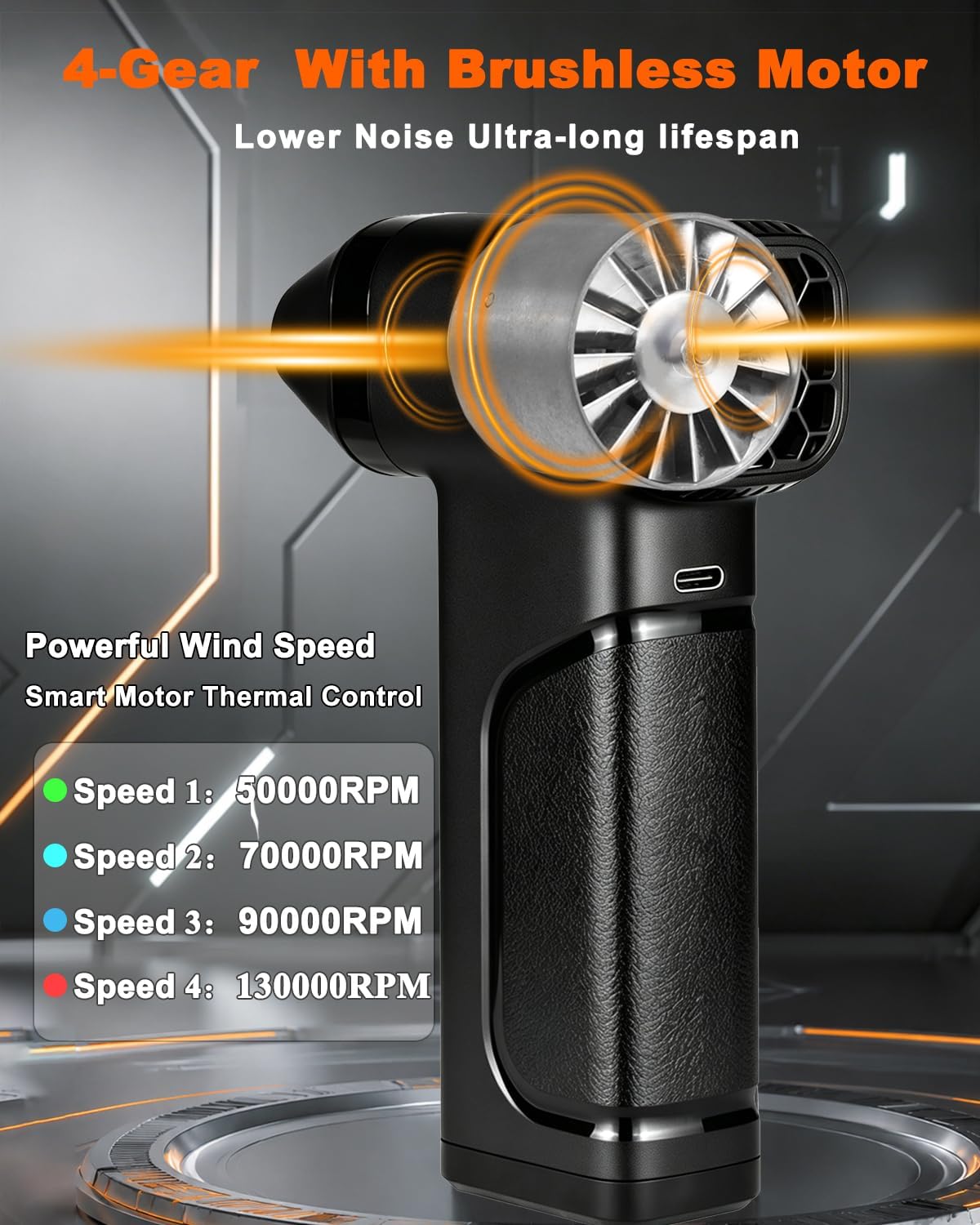 Plumero de aire comprimido: soplador eléctrico inalámbrico de 130,0...