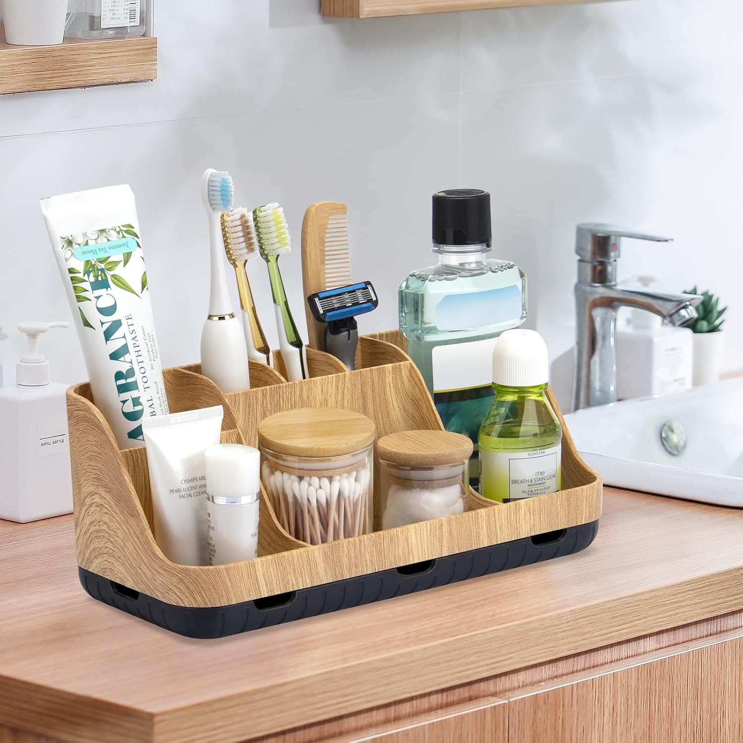 GFWARE Organizadores y Almacenamiento para Baño - Soporte Desmontab...