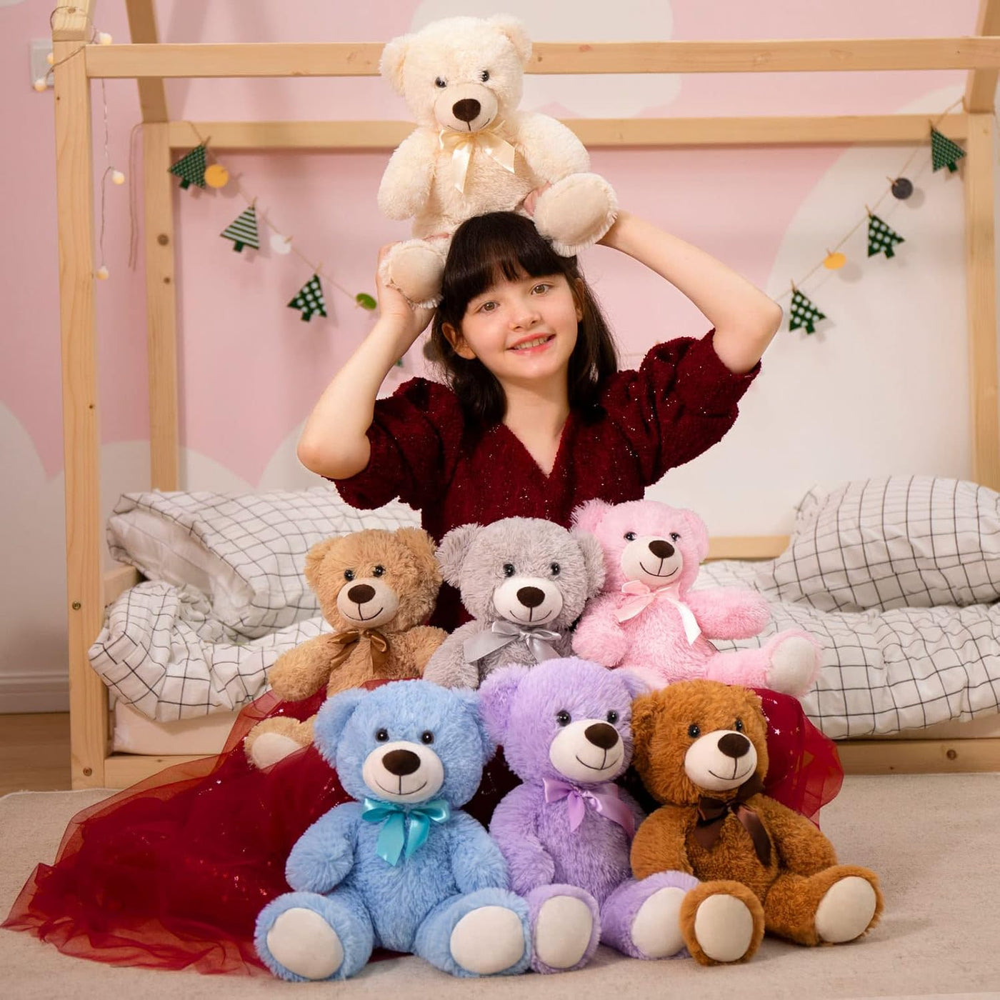 MorisMos Oso de peluche a granel para niños y niñas, osito de peluc...