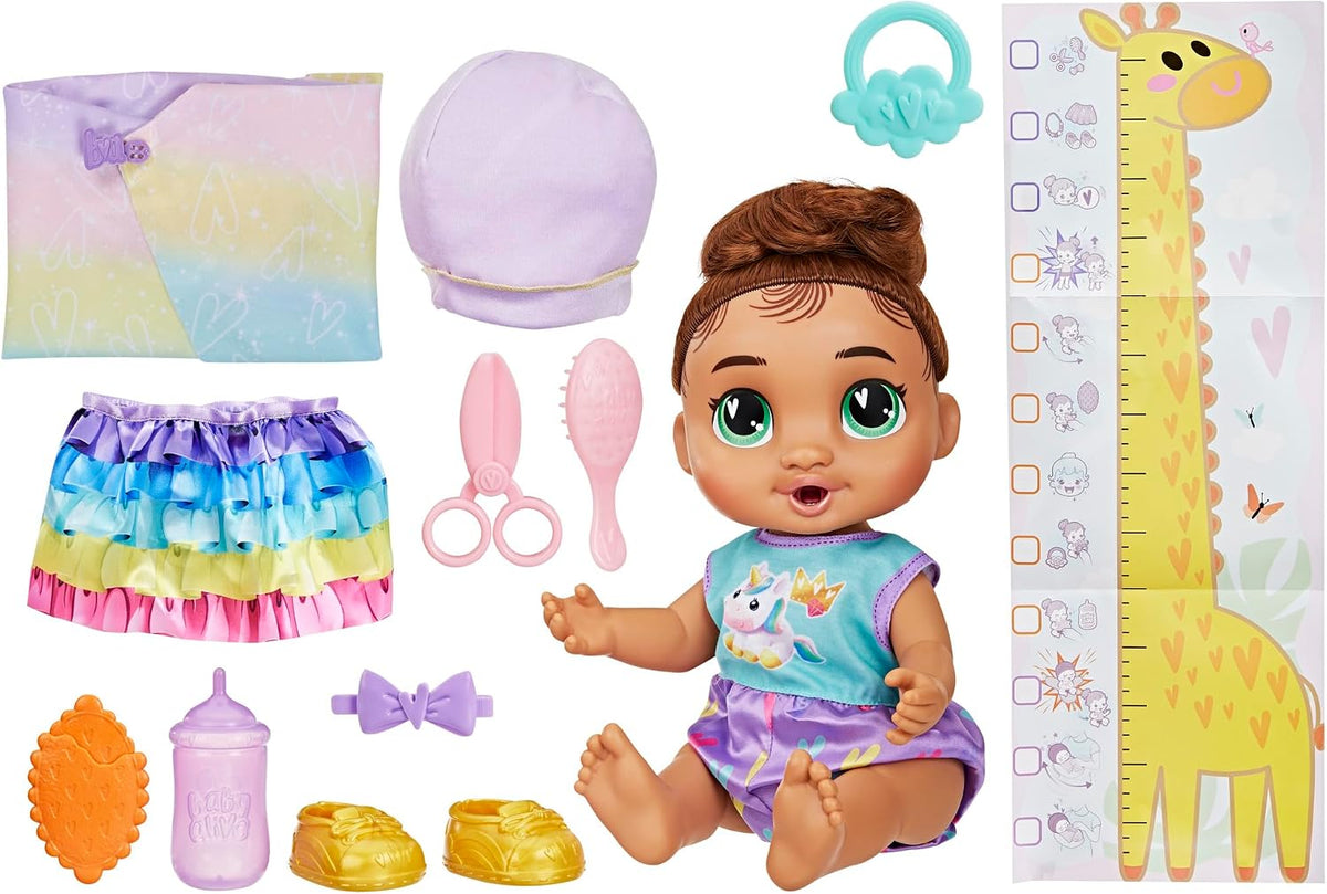 Baby Alive Baby Grows Up, Sophia Sparkle, Milestones y el primer di...
