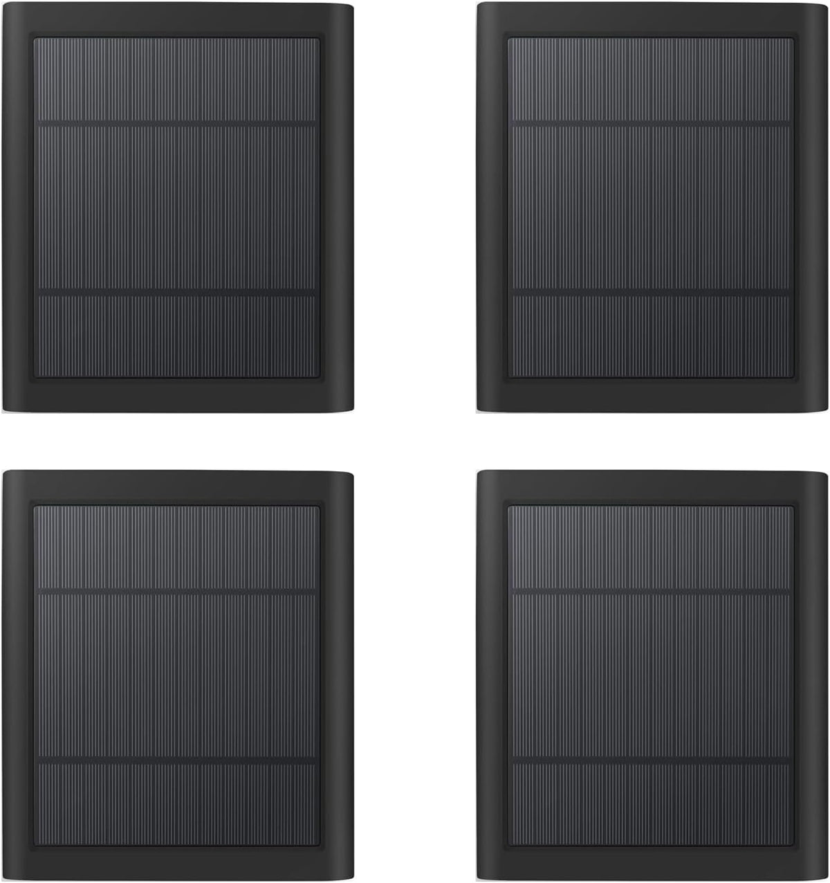 Paquete de 4 cargadores solares USB-C a Ring Barrel Plug de 4 W par...